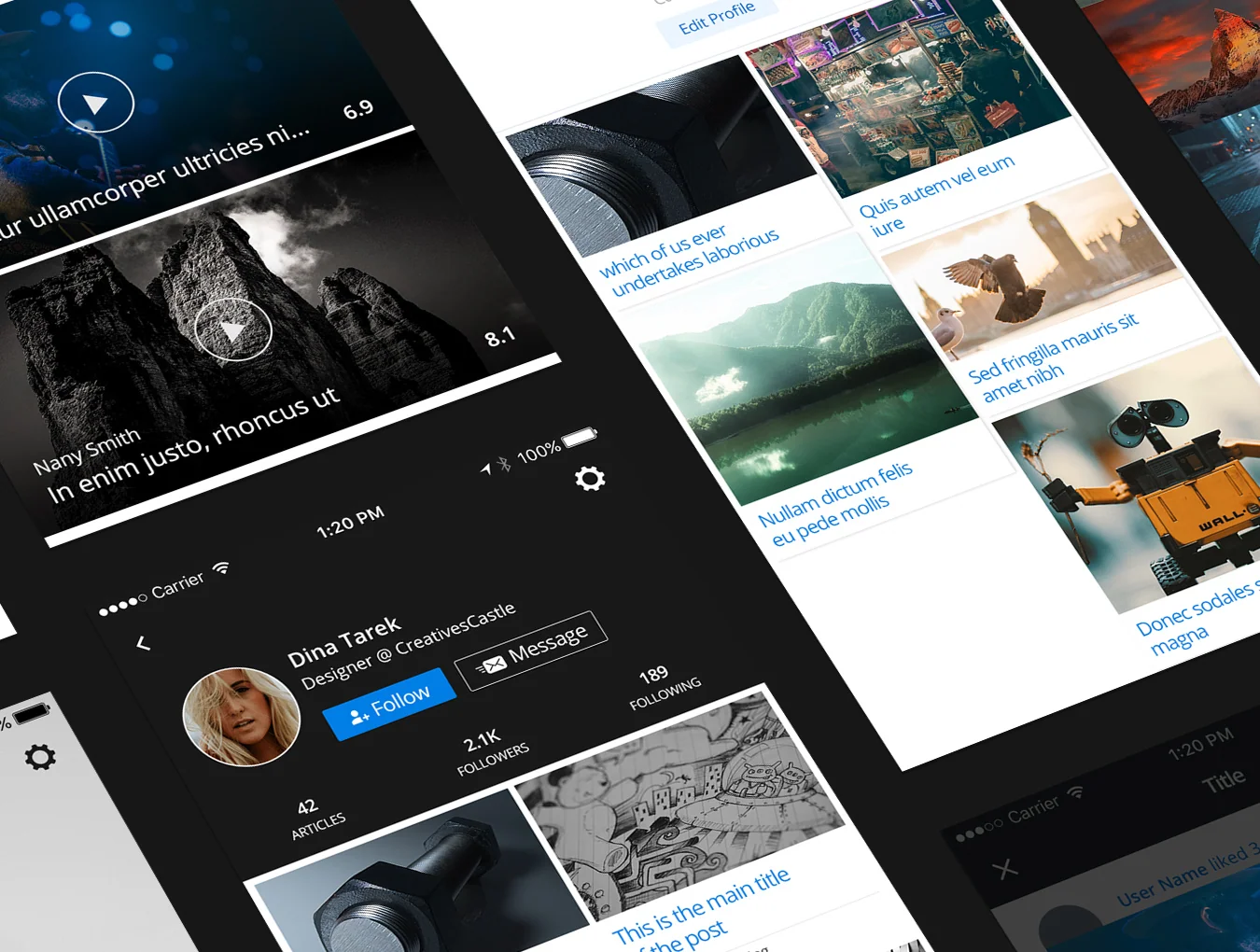 Bastion Mobile UI Kit Vol 3 4