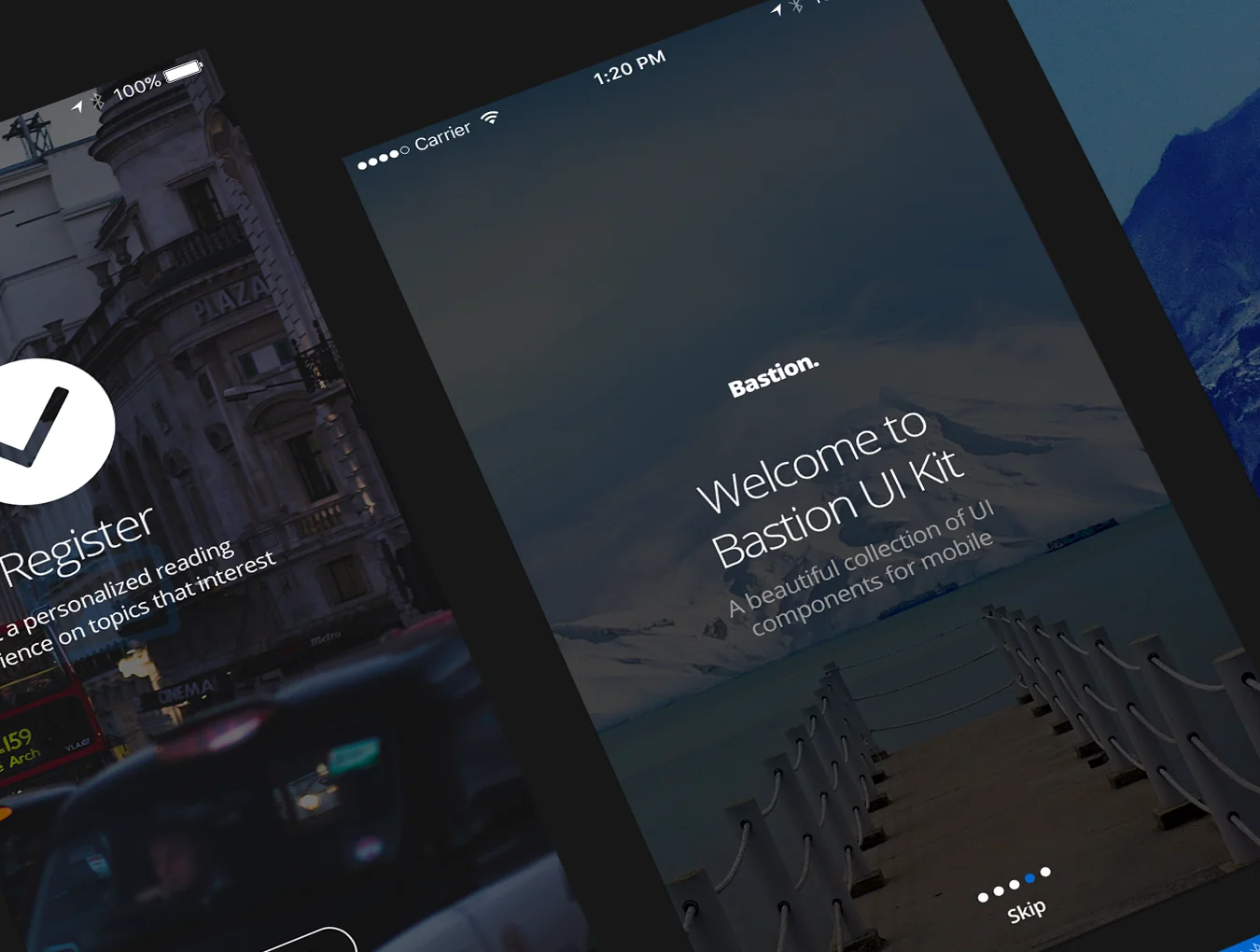 Bastion Mobile UI Kit Vol 1 3