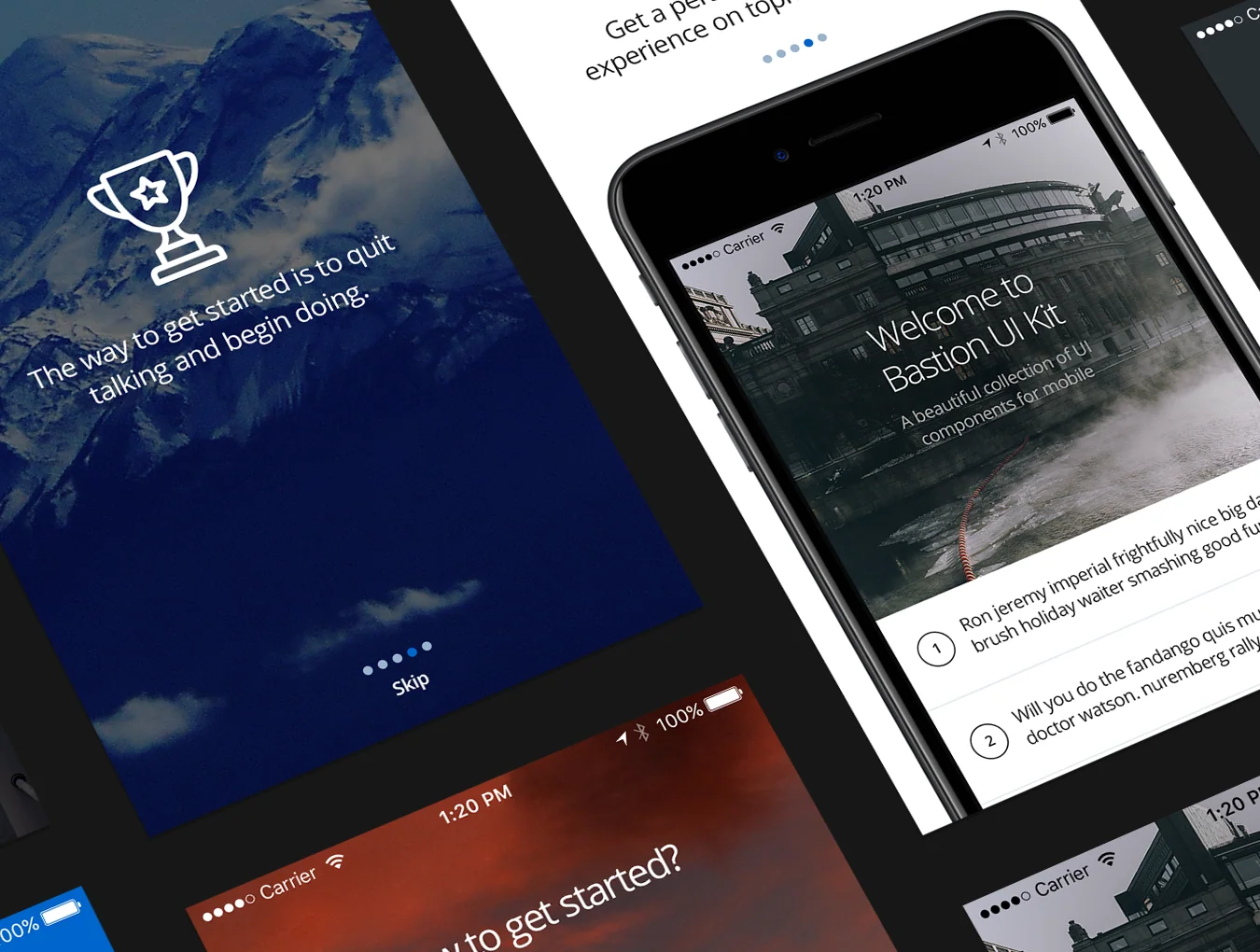 Bastion Mobile UI Kit Vol 1 4