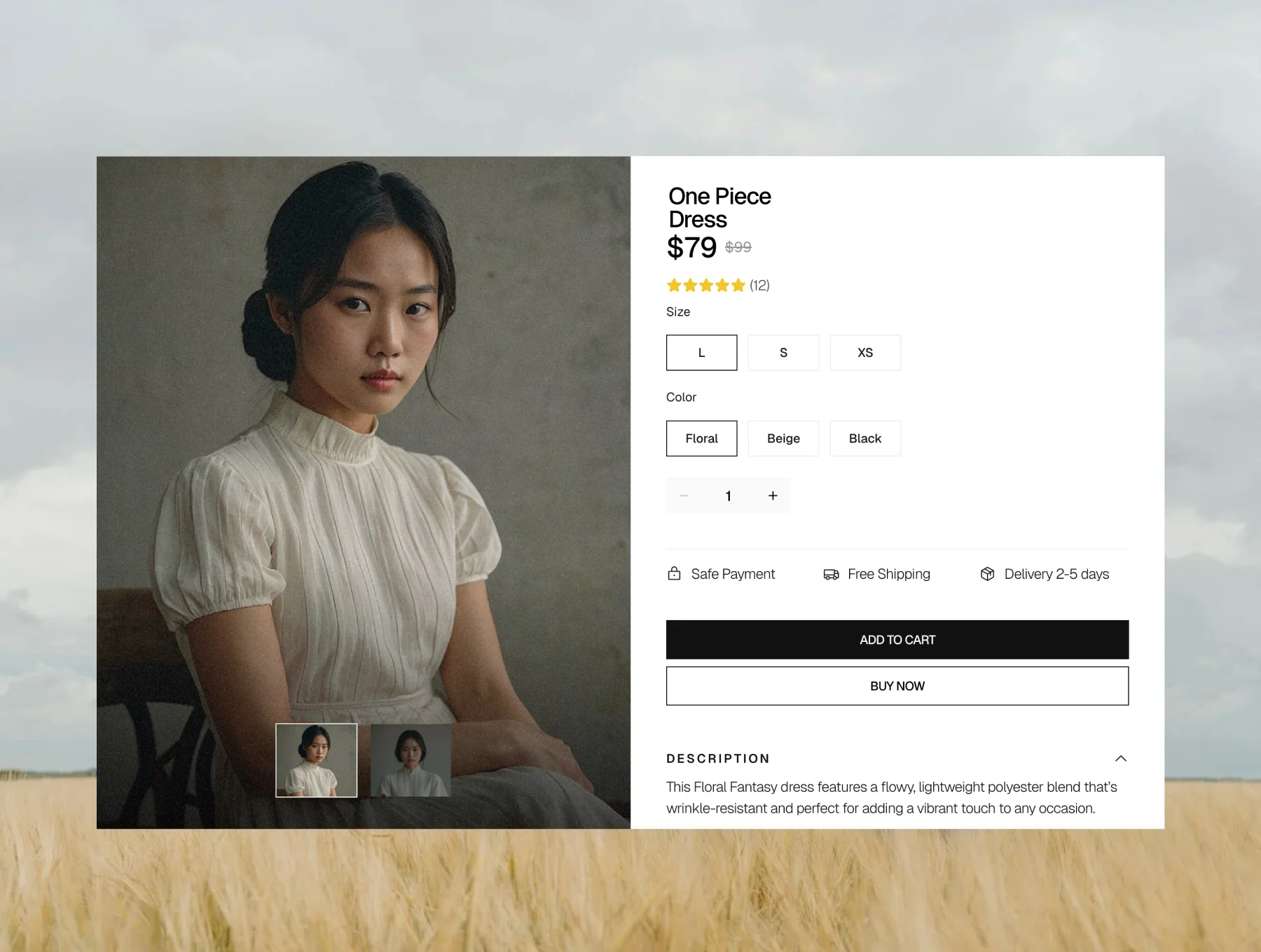Batavia - Fashion E-commerce Template 3