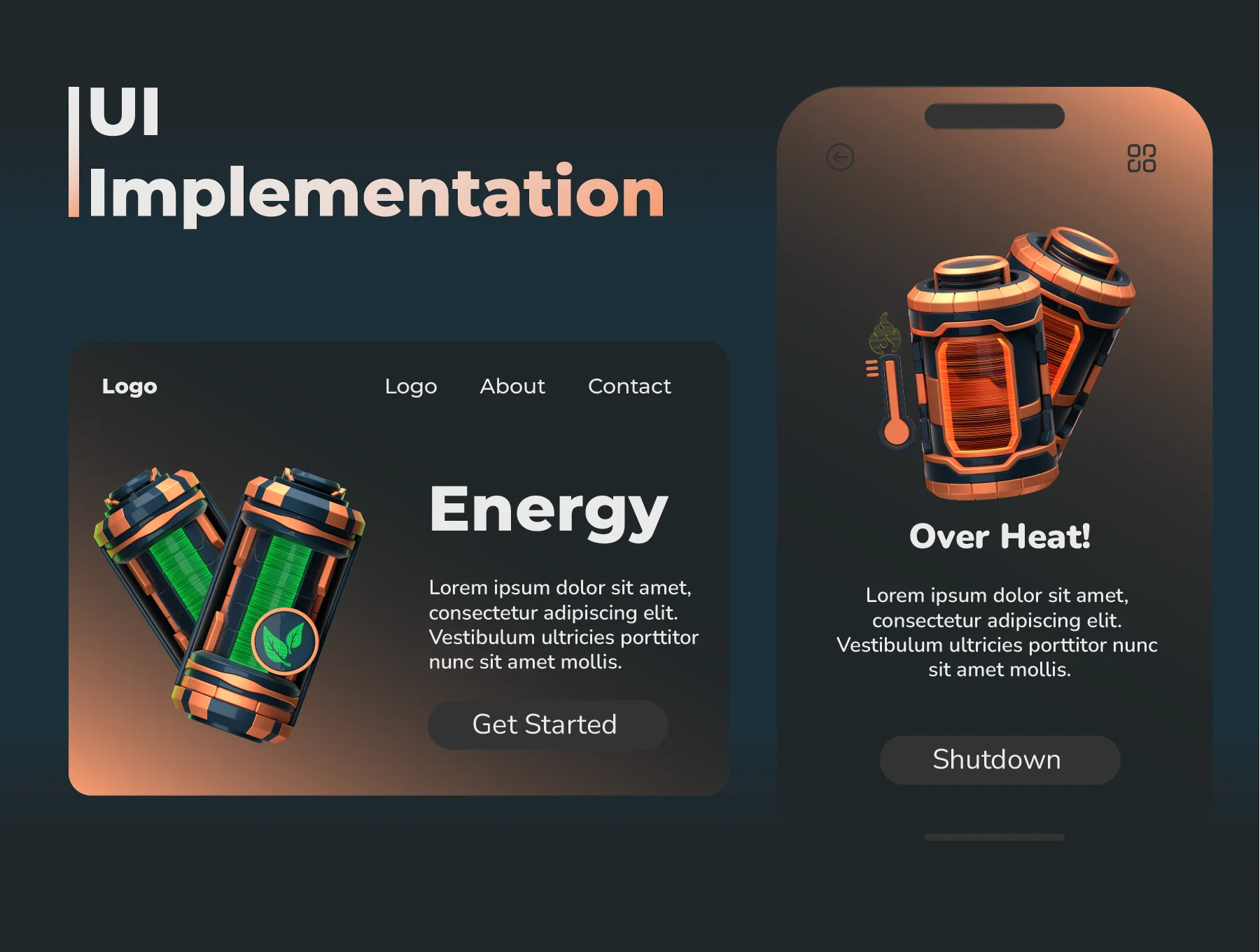 Battery 3D Icon Packs 4