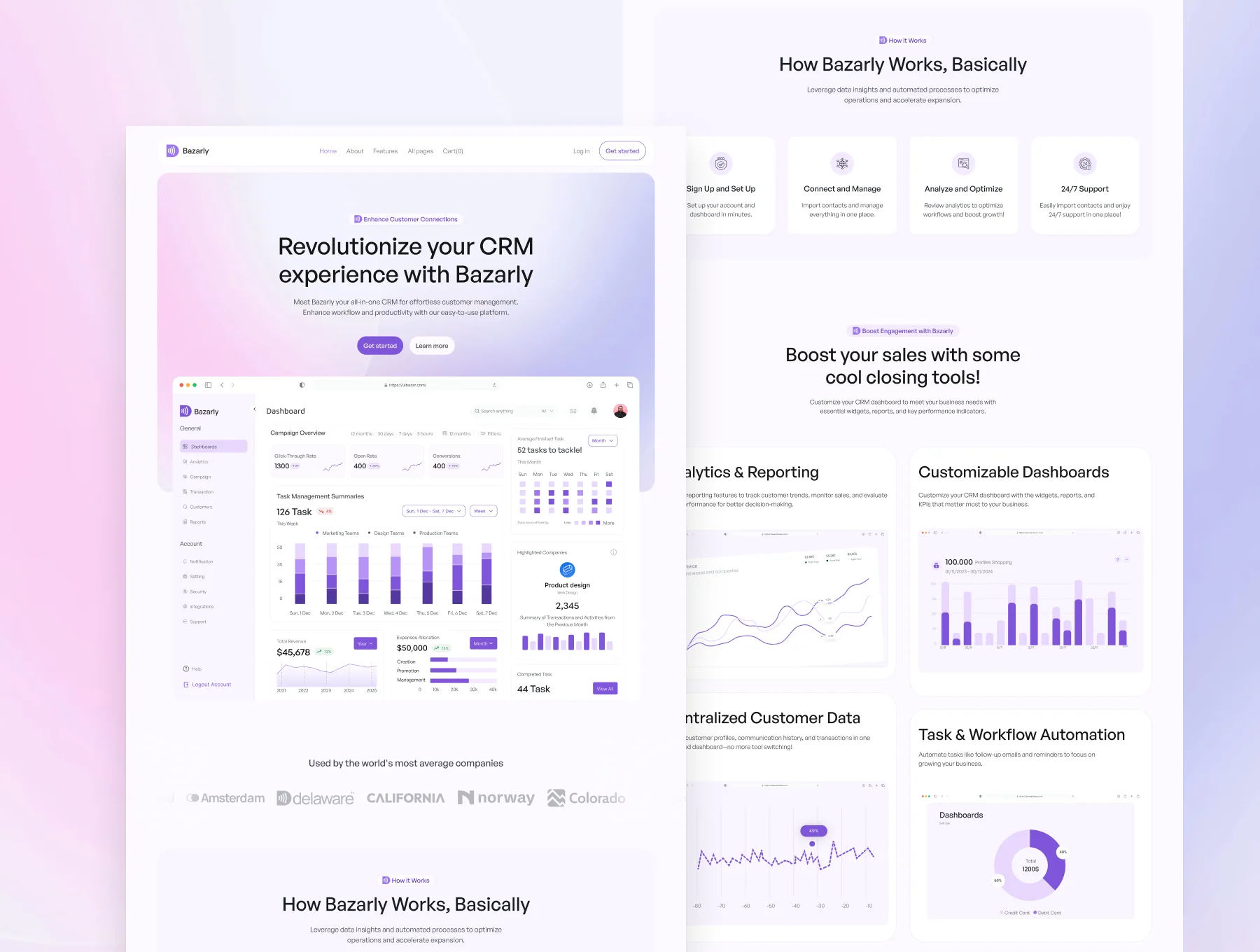 Bazarly – Software & SaaS HTML5 Template