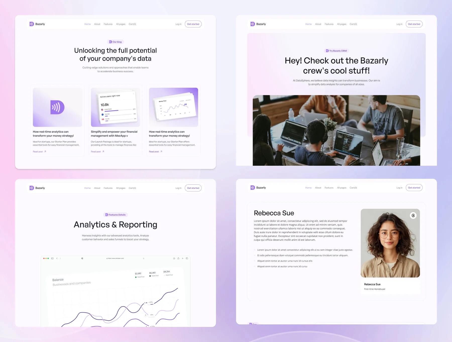 Bazarly – Software & SaaS HTML5 Template 3