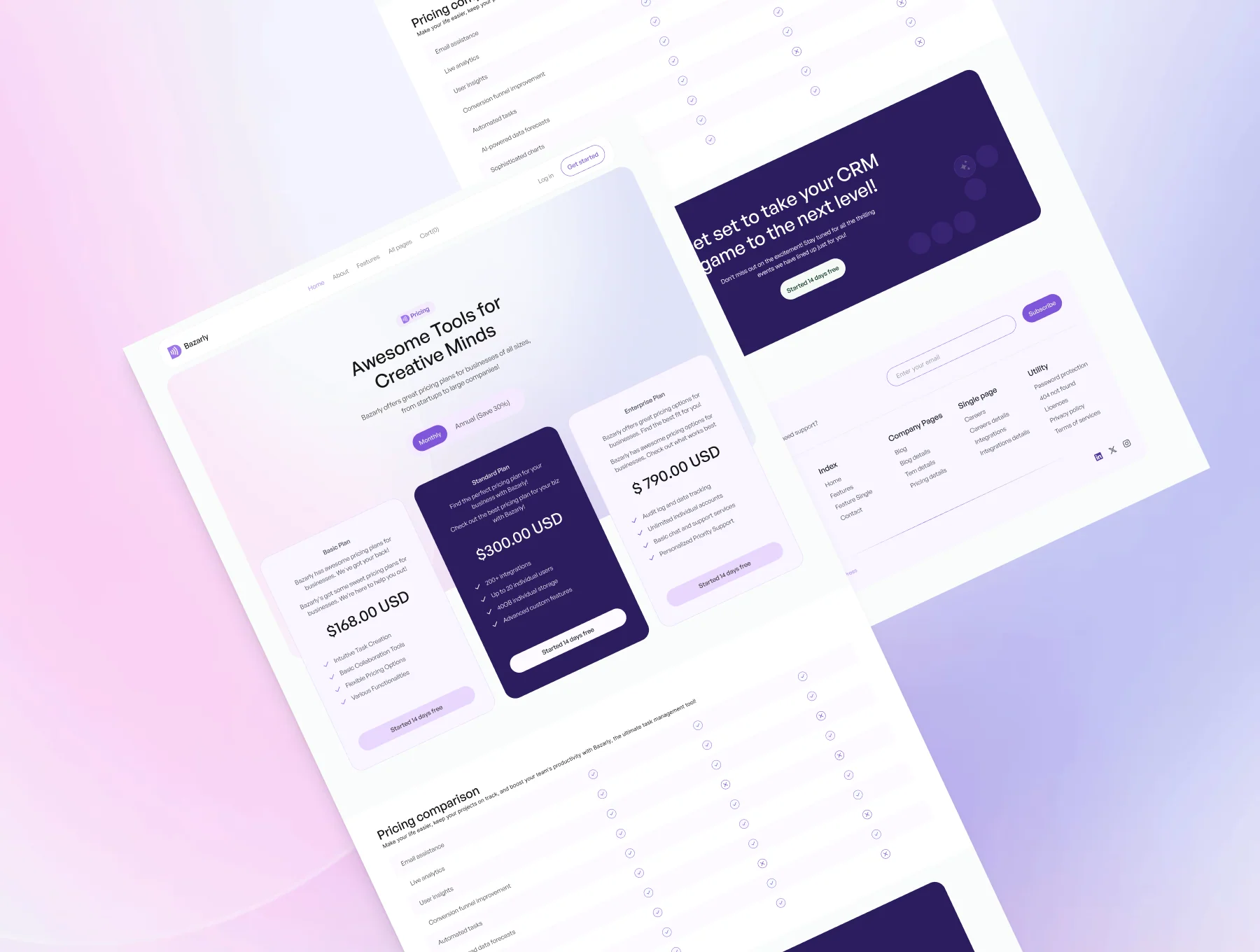 Bazarly – Software & SaaS HTML5 Template 4