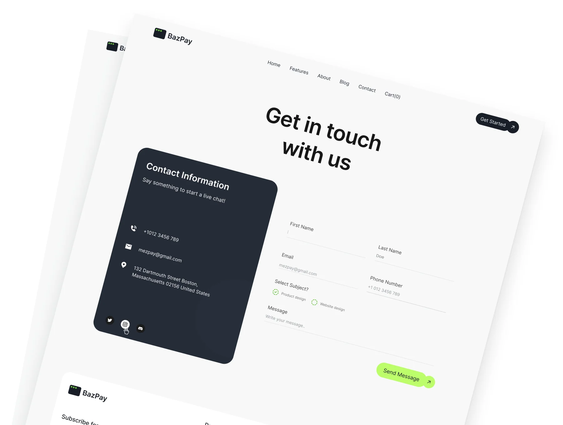 BazPay – Fintech React Template for Startups 5