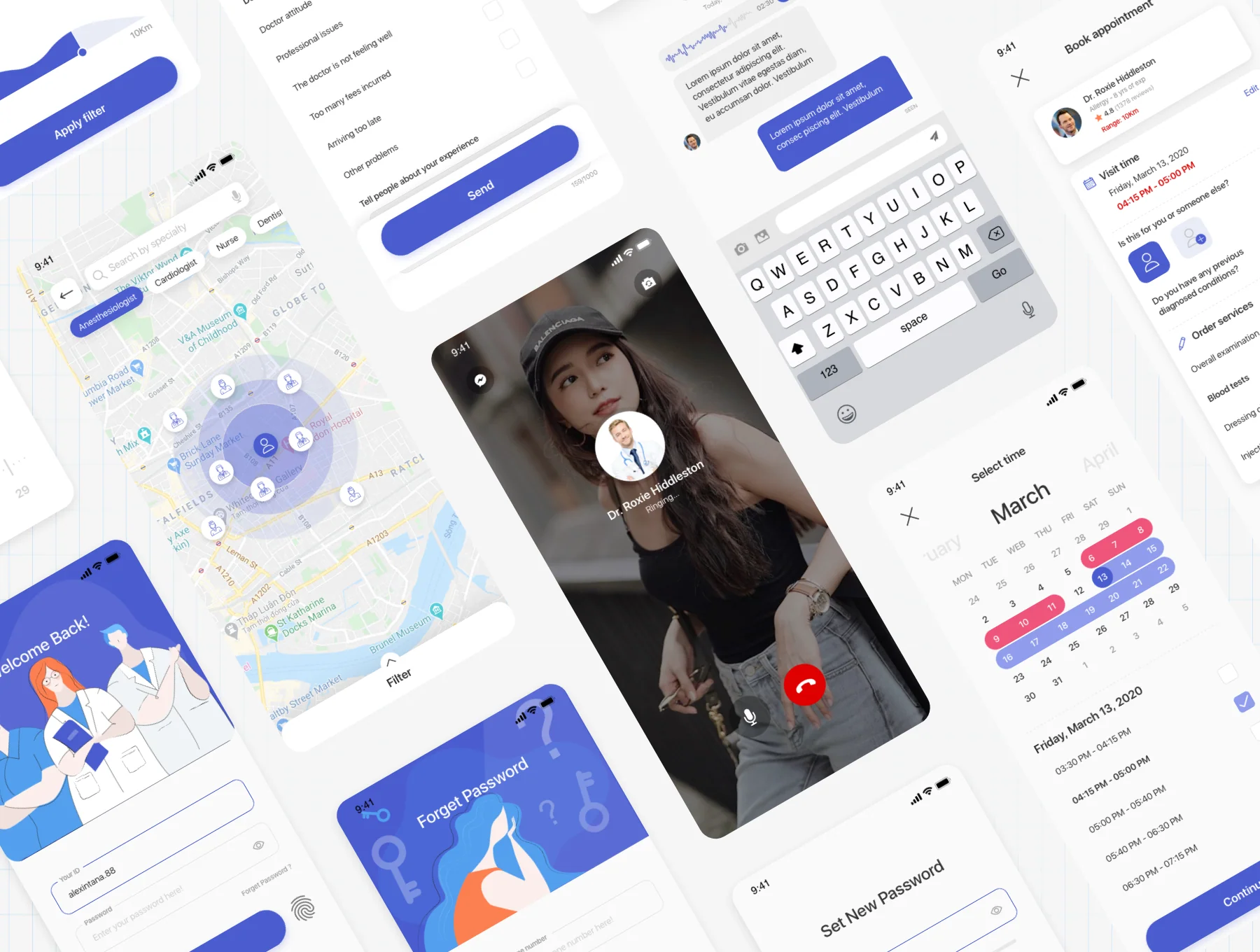 B.Doctor app UI kit 11