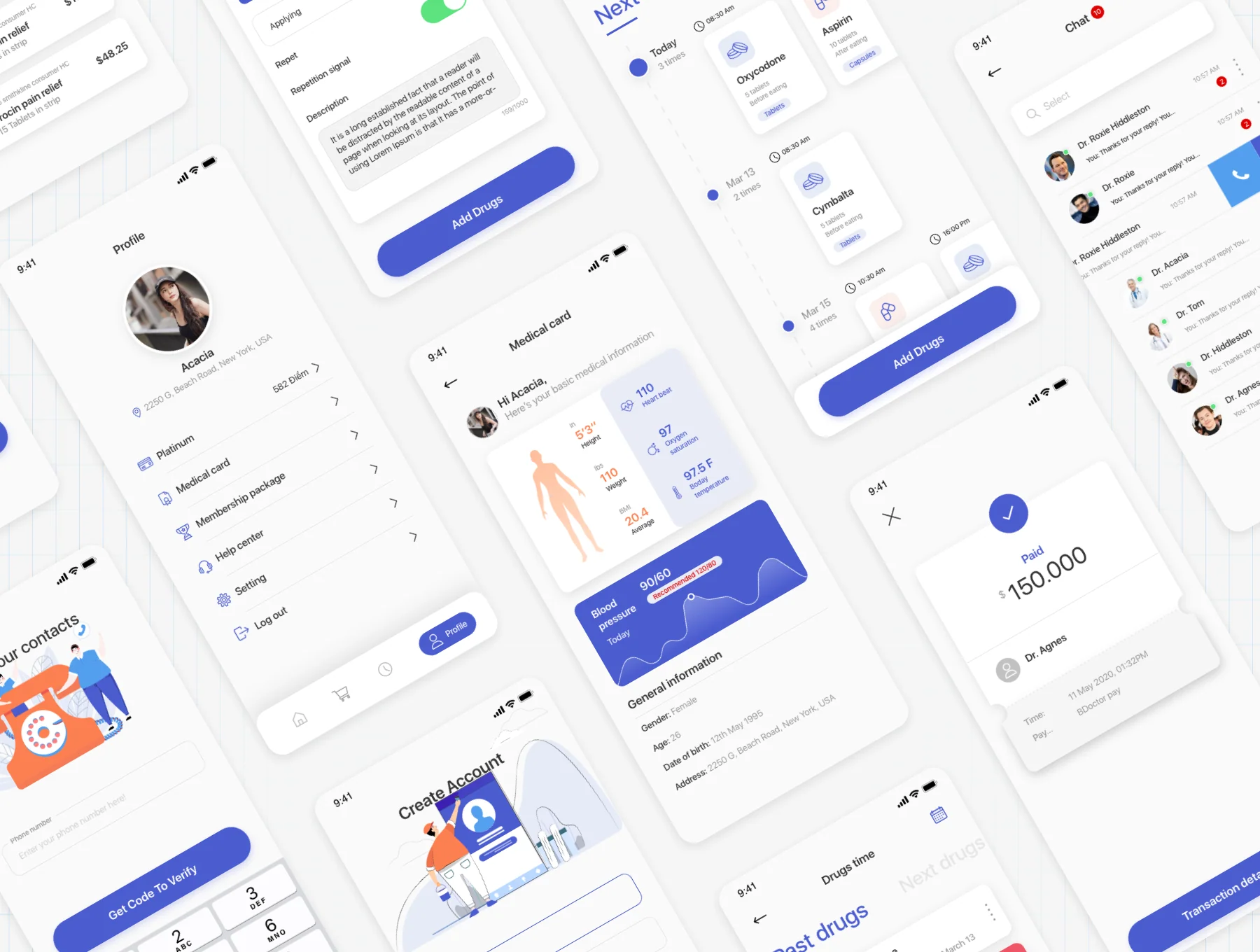 B.Doctor app UI kit 12