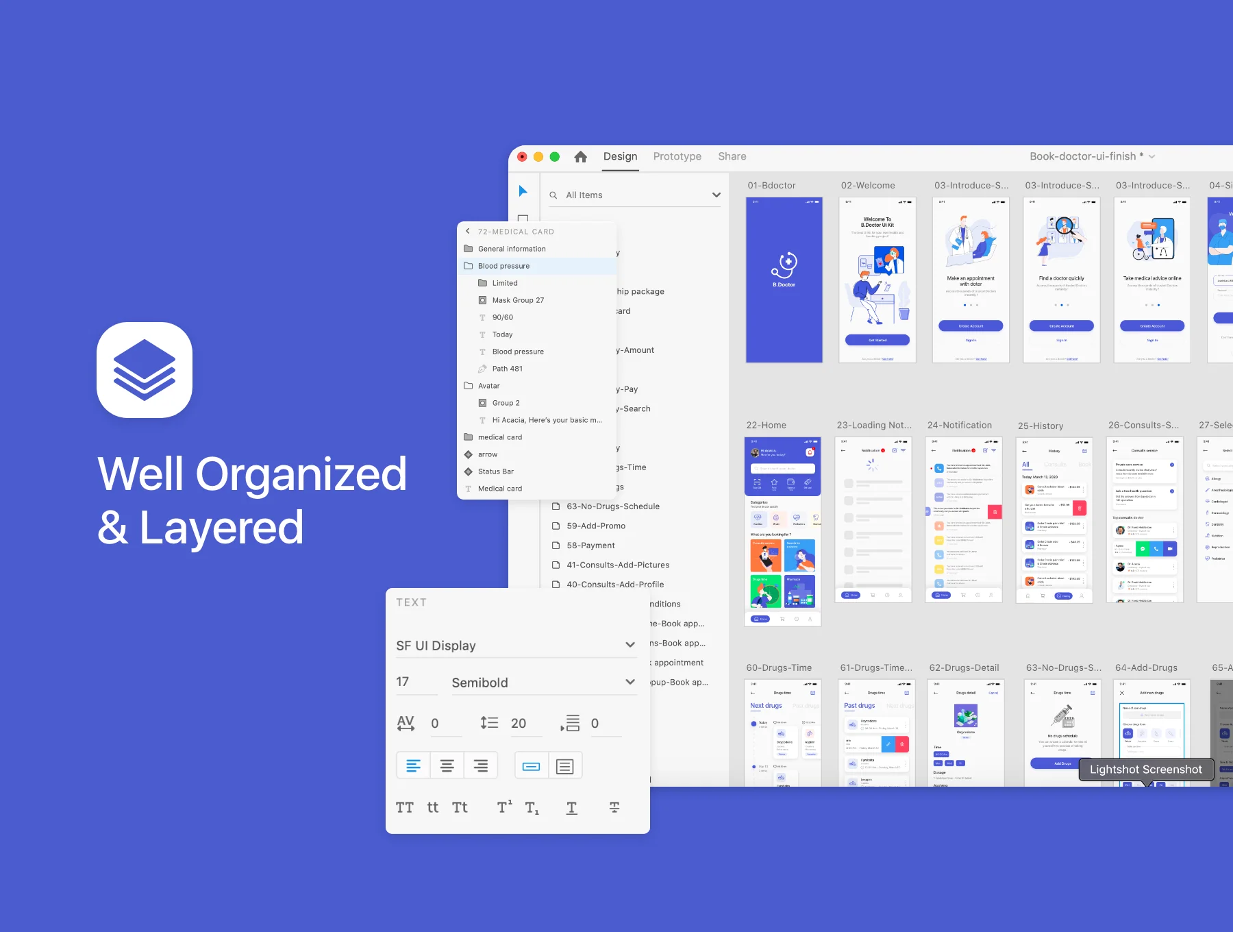 B.Doctor app UI kit 5