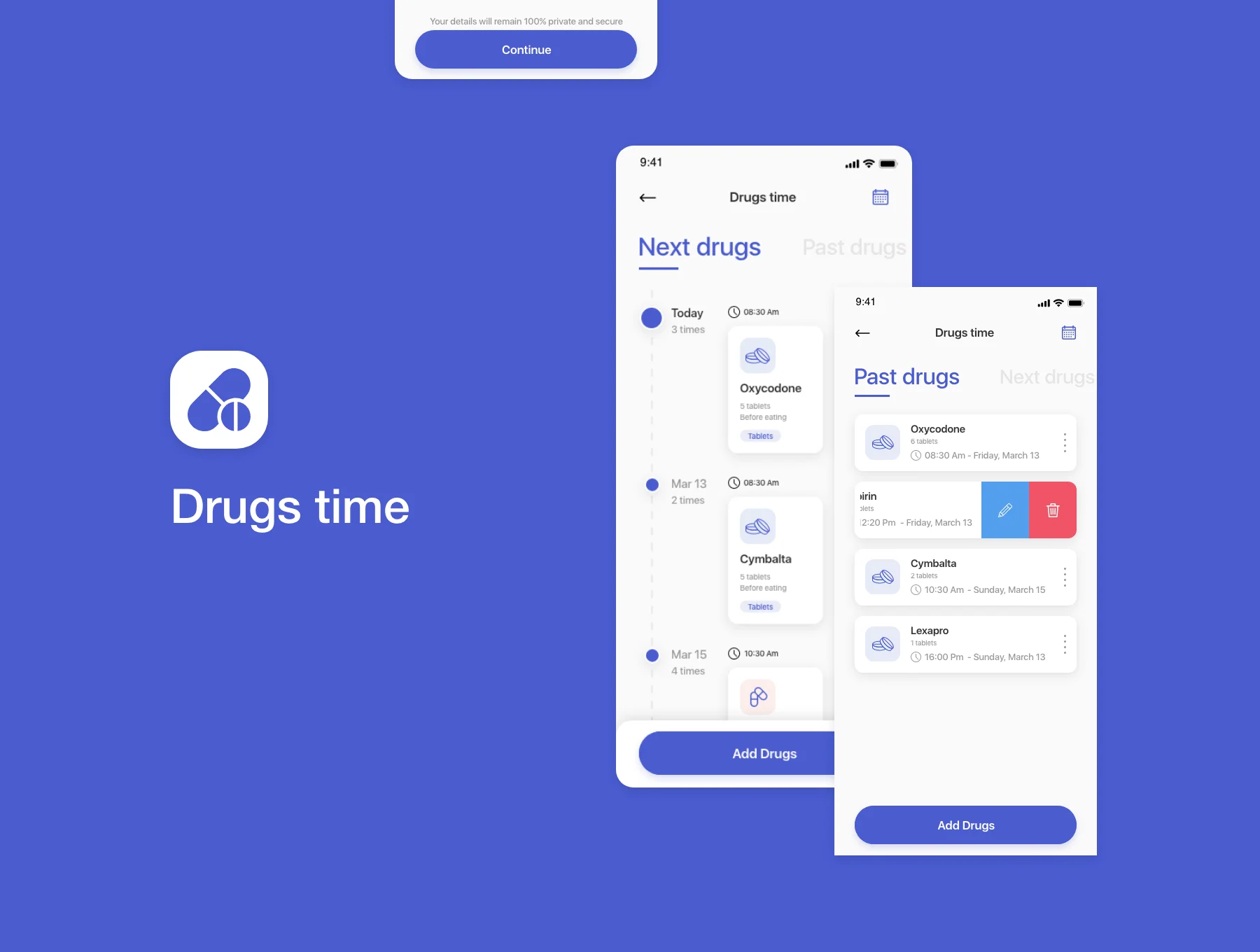 B.Doctor app UI kit 7
