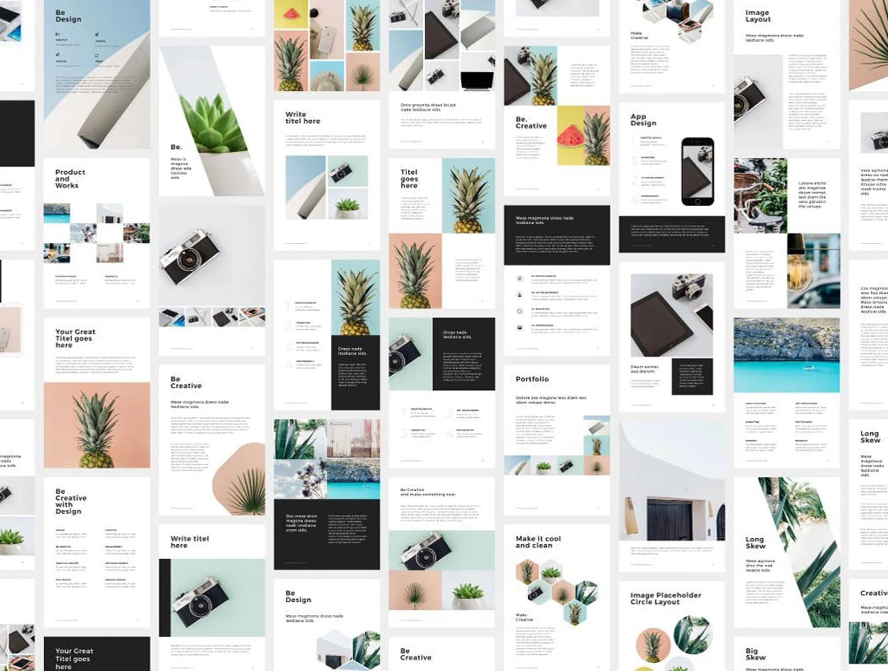 BE - A4 Vertical Keynote Template + 30 Photos 4