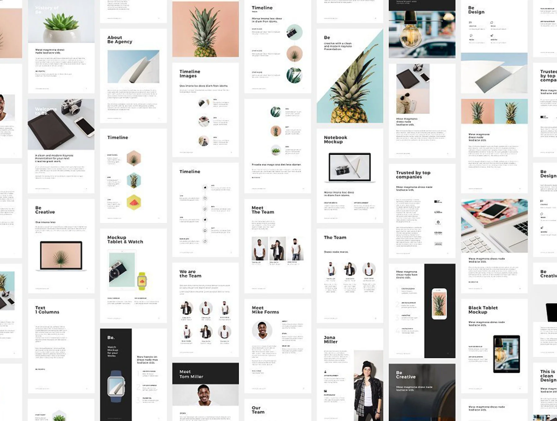BE - A4 Vertical Powerpoint Template + 30 Photos 3