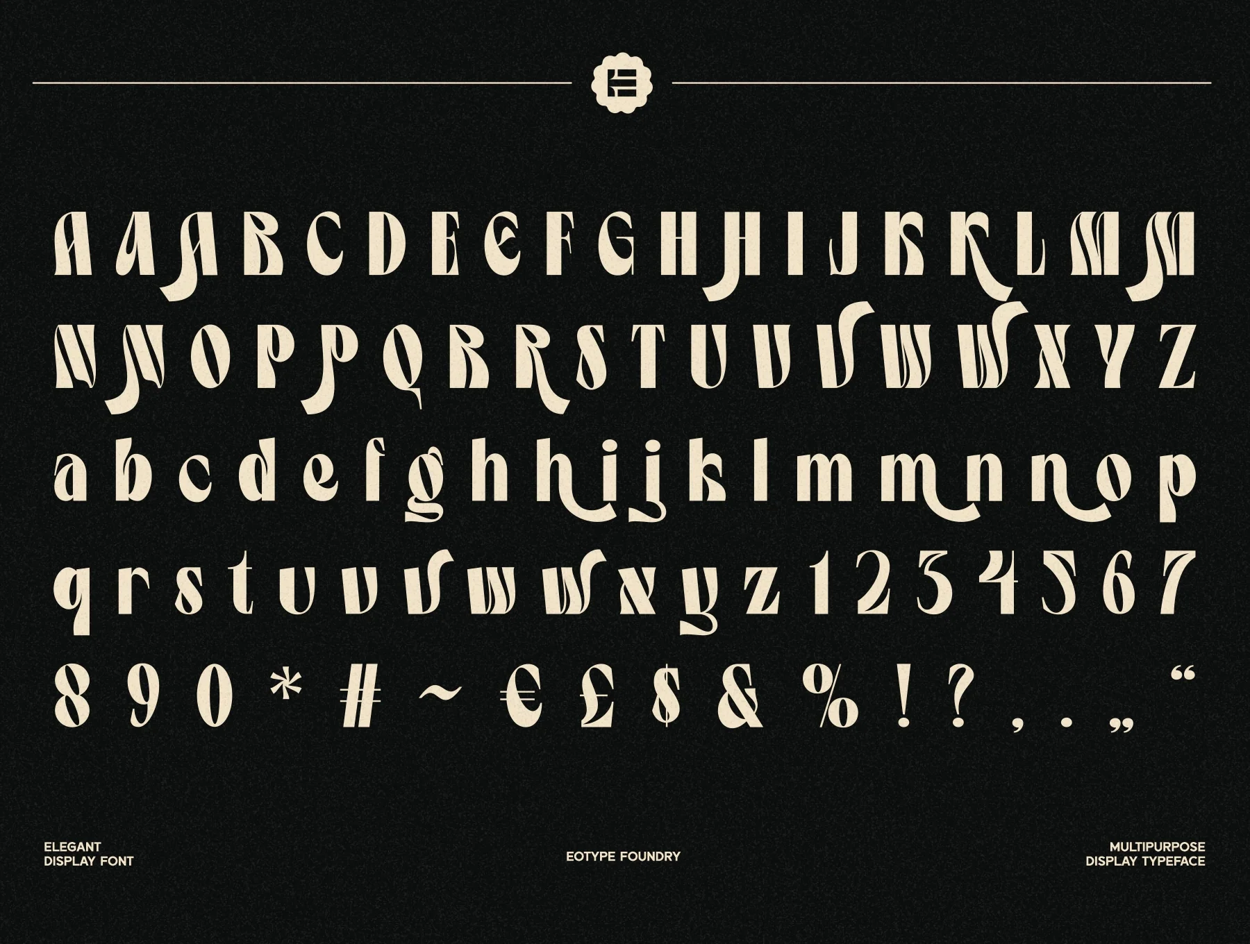 Bean - Display Typeface 5
