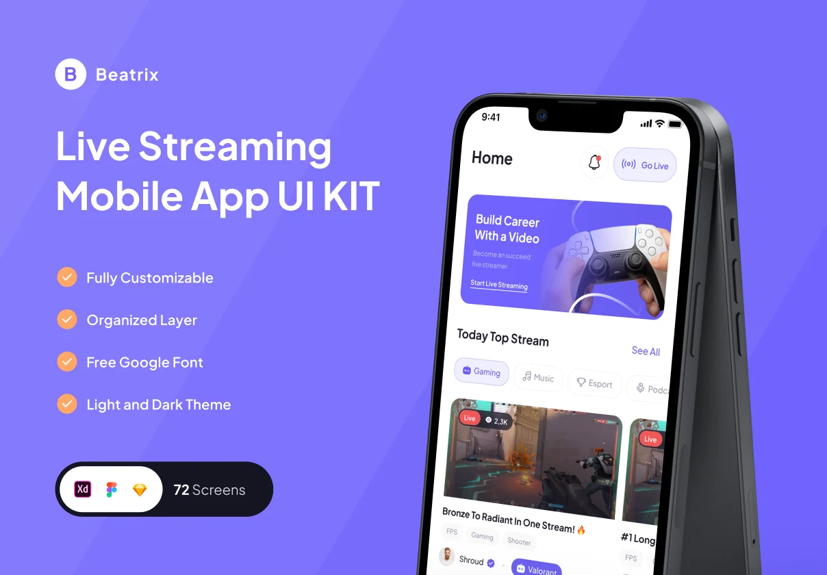 Beatrix - Live Streaming App