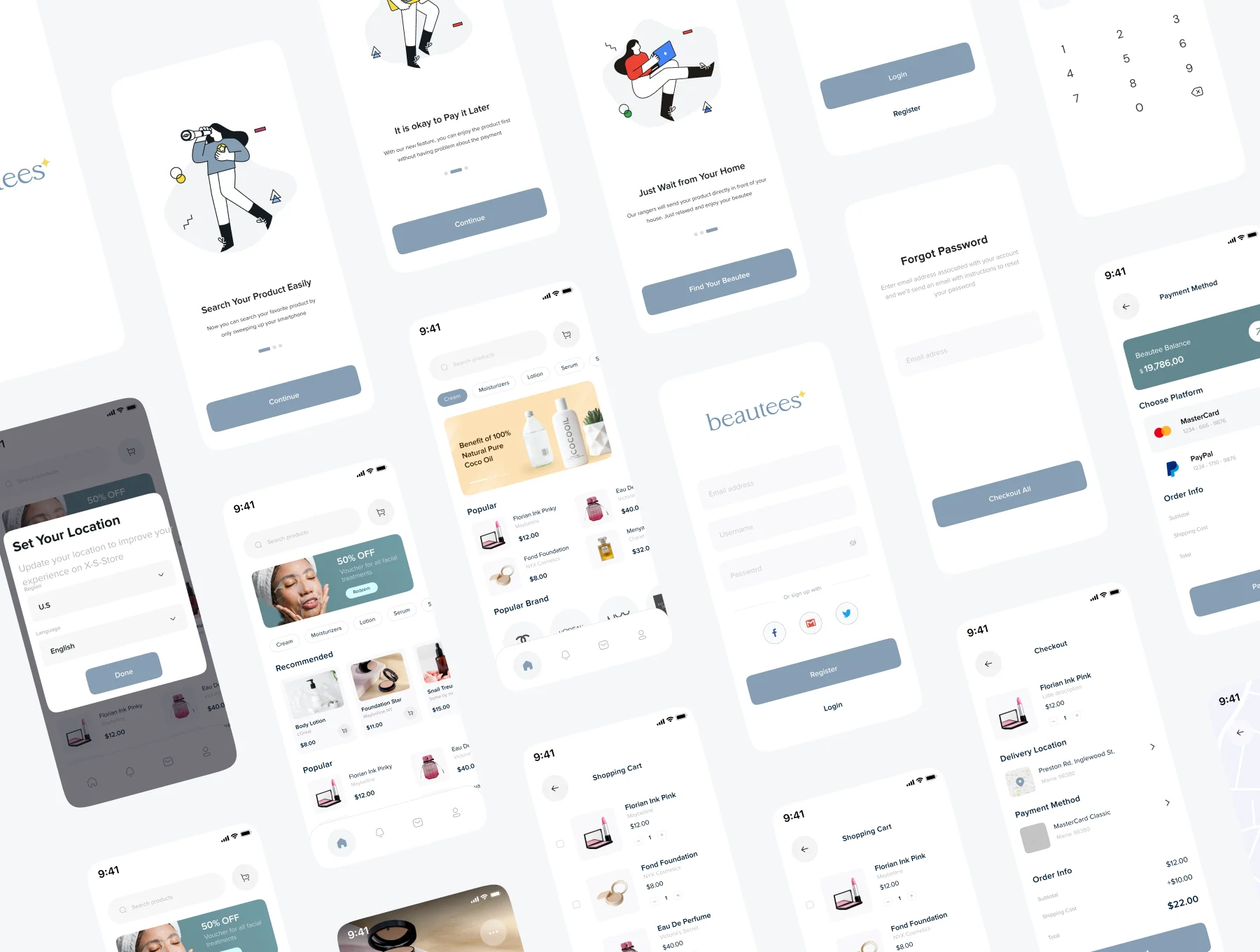 Beatuees - Women beauty cares marketplace UI KIT 5