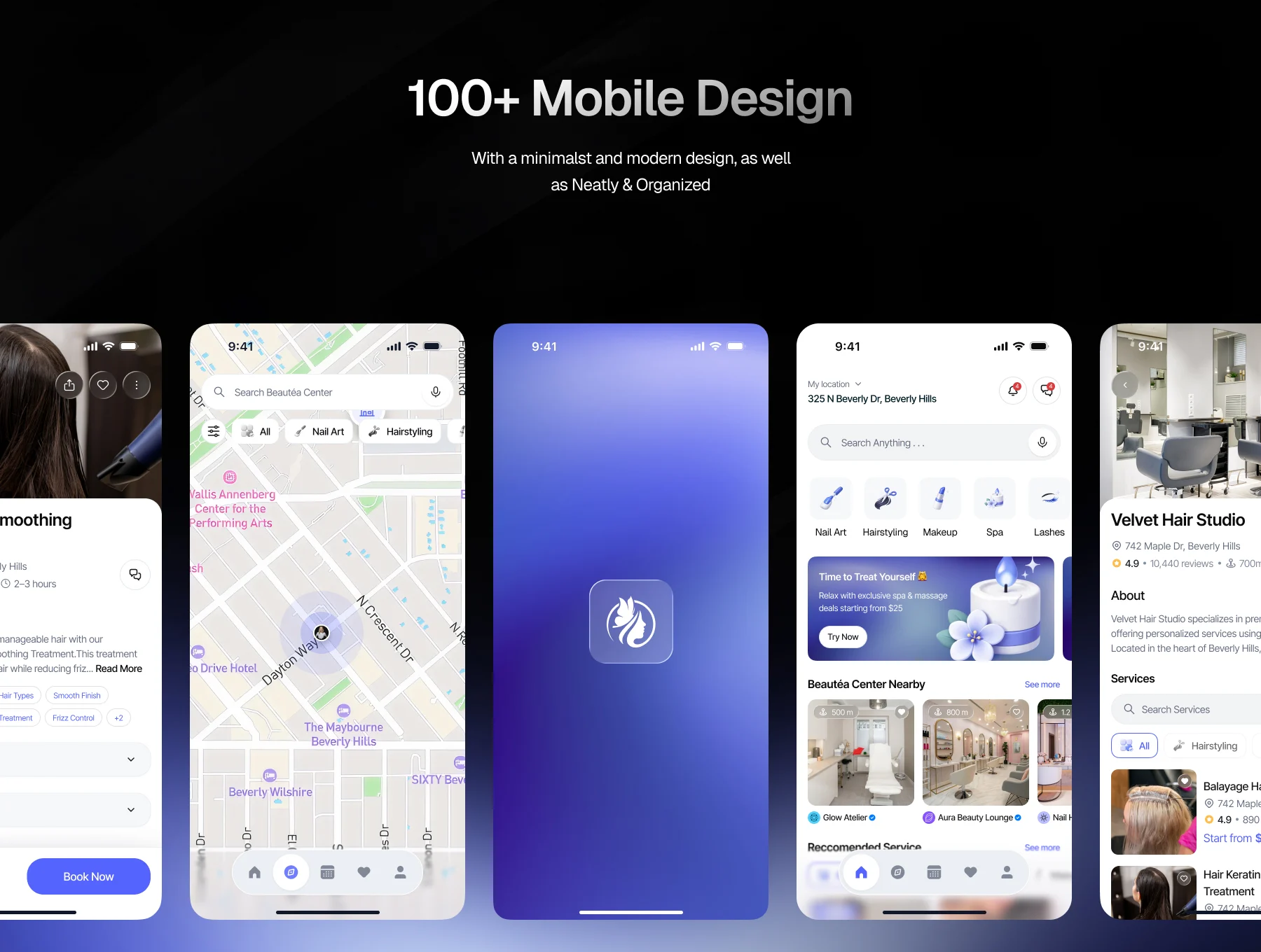 Beautéa - Beauty Services UI Kit 5