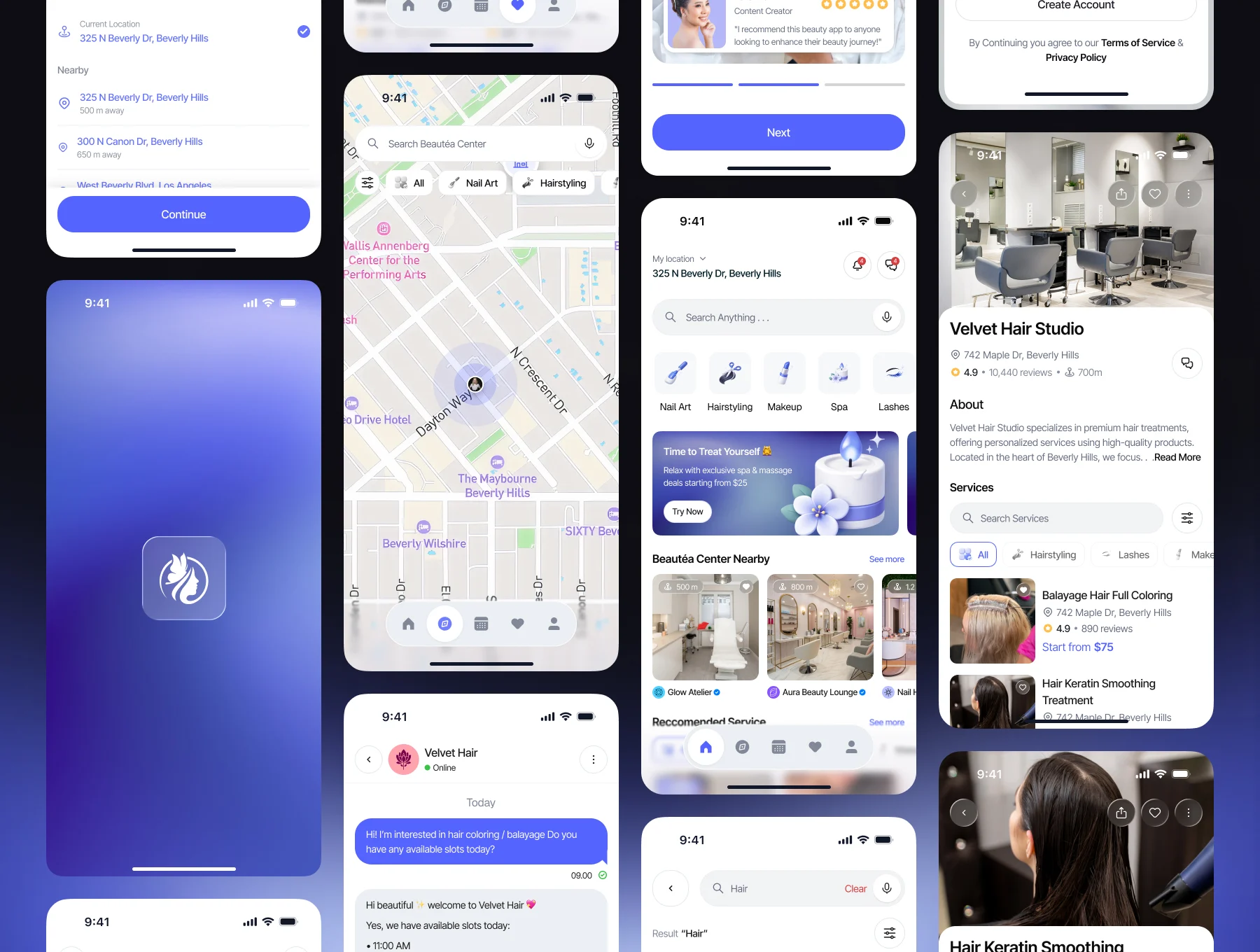 Beautéa - Beauty Services UI Kit 6