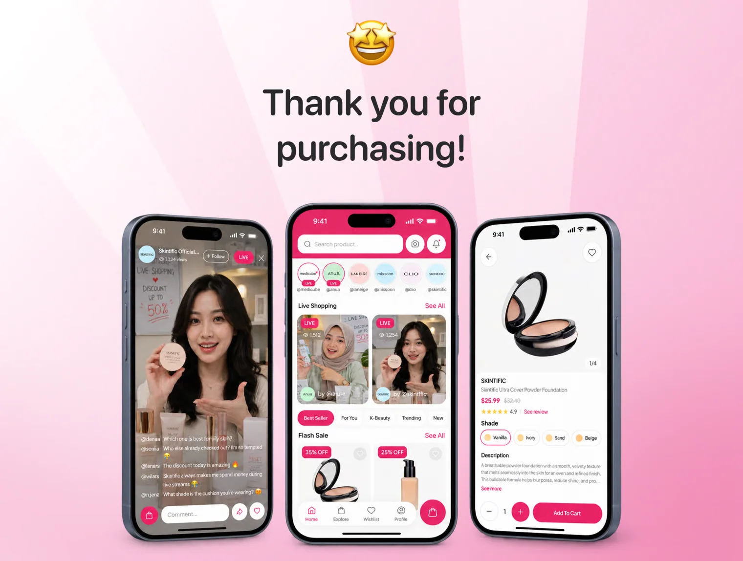 Beautéa - Beauty Skincare Mobile App UI Kit 6