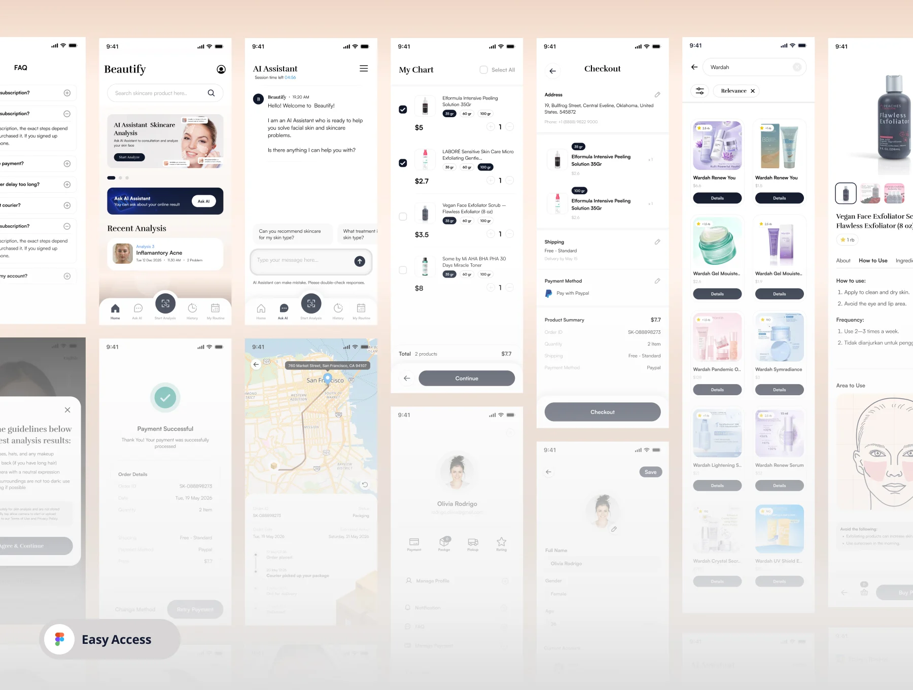 Beautify: AI Assistant  Skincare Analysis 4