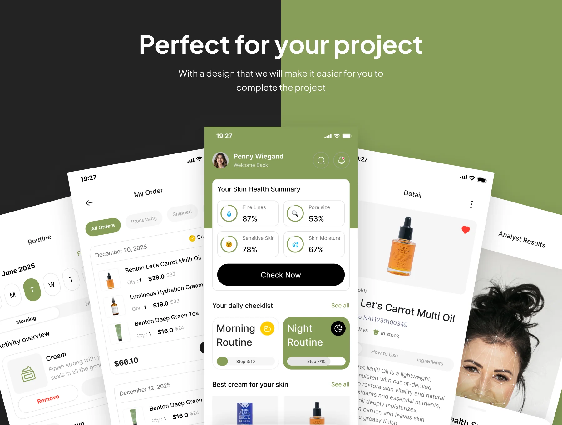 Beautiq - Beauty Skincare App Ui Kits 4