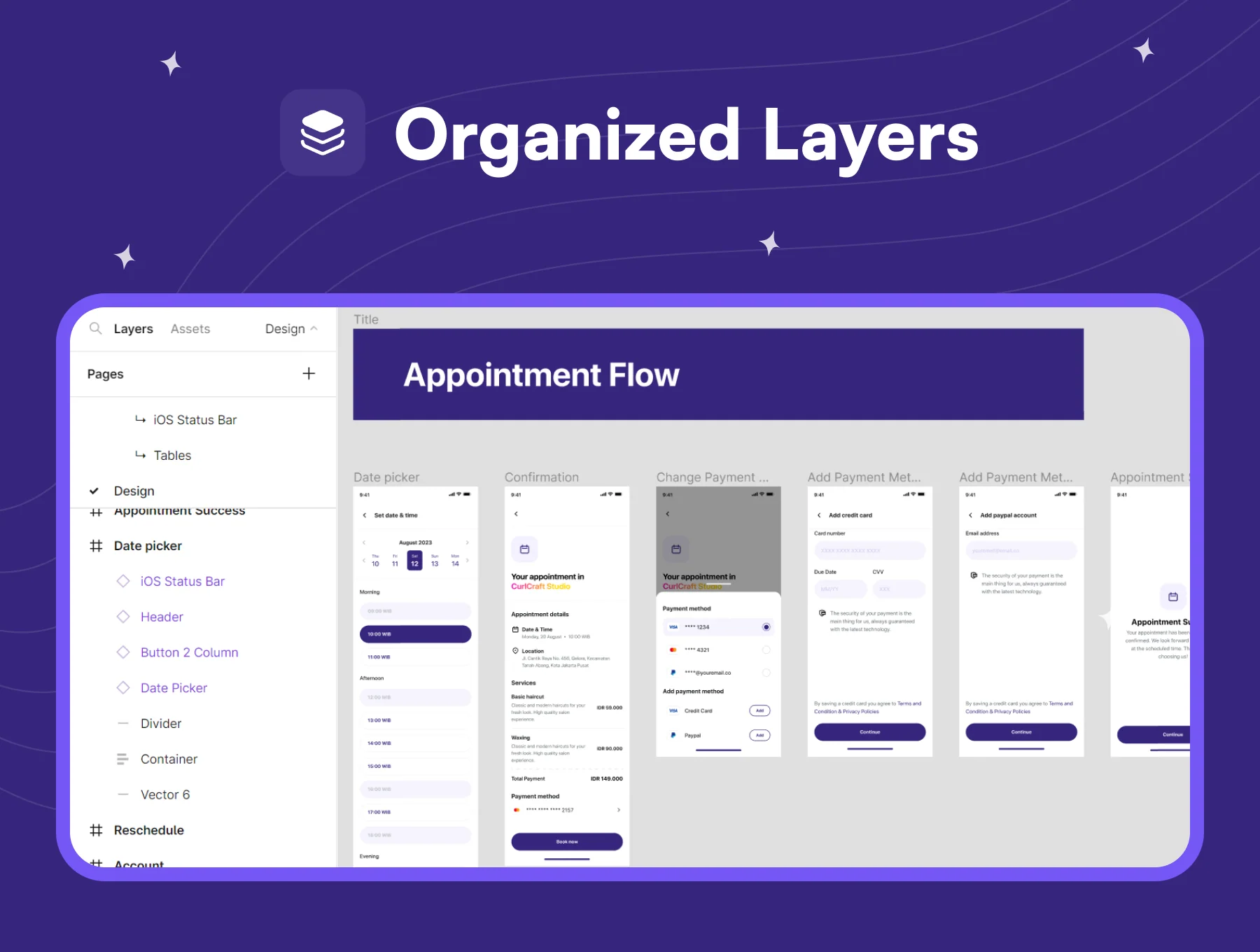 BeautyBlendr - Beauty Appointment App UI KIT 3