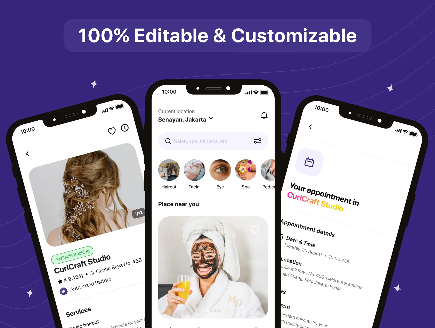 BeautyBlendr - Beauty Appointment App UI KIT 5