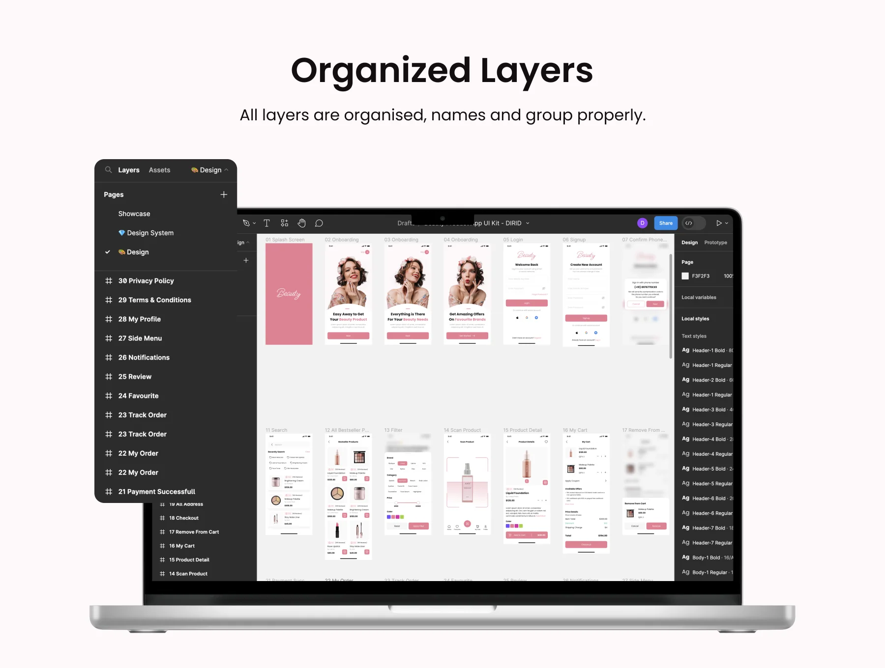 Beauty Care Product App UI Kit 3