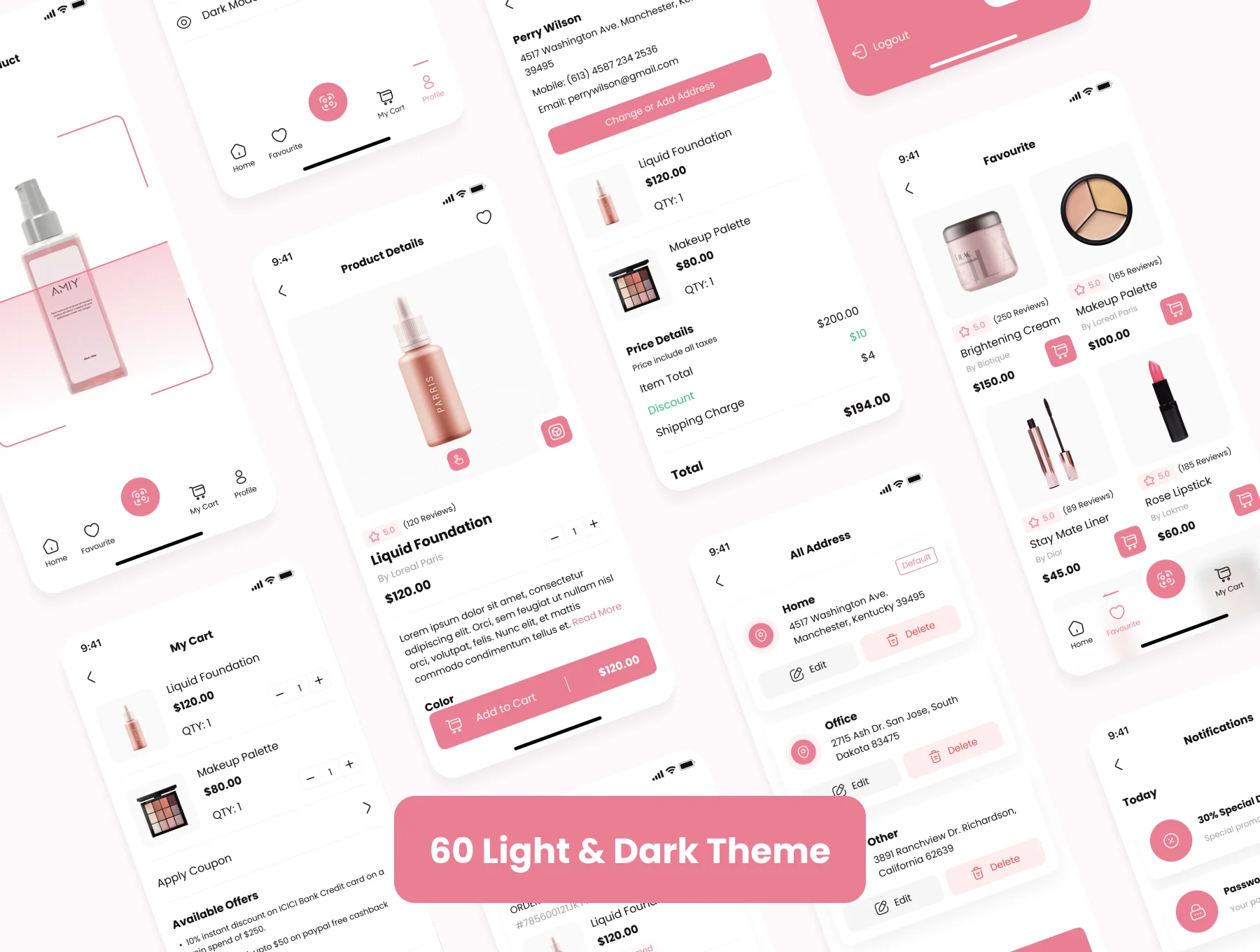 Beauty Care Product App UI Kit 6