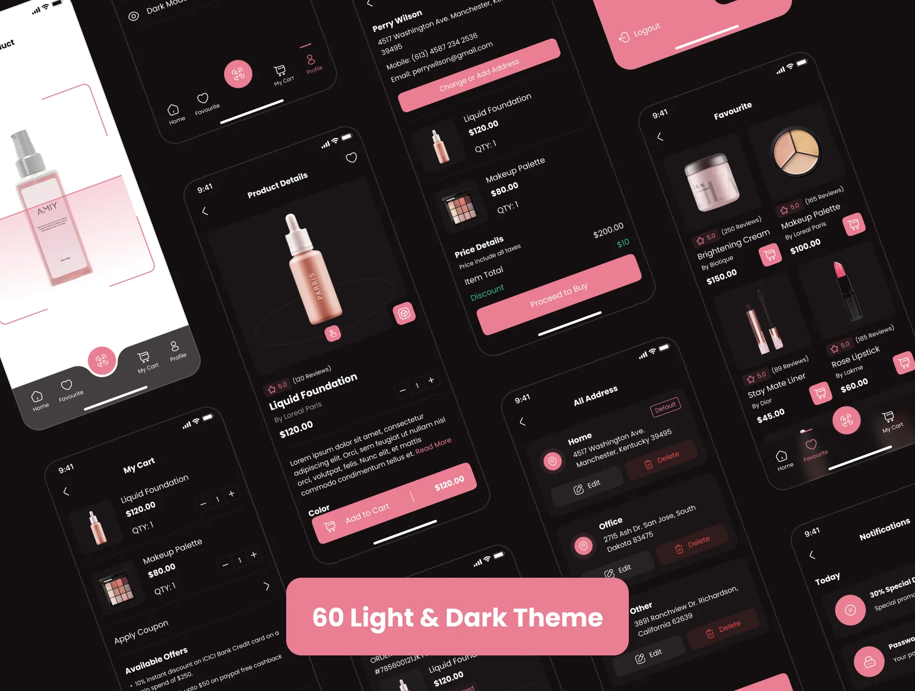 Beauty Care Product App UI Kit 8