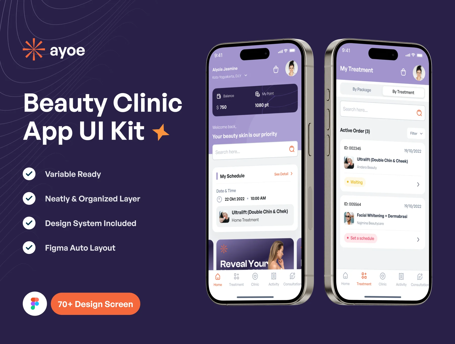 Beauty Clinic App UI Kit