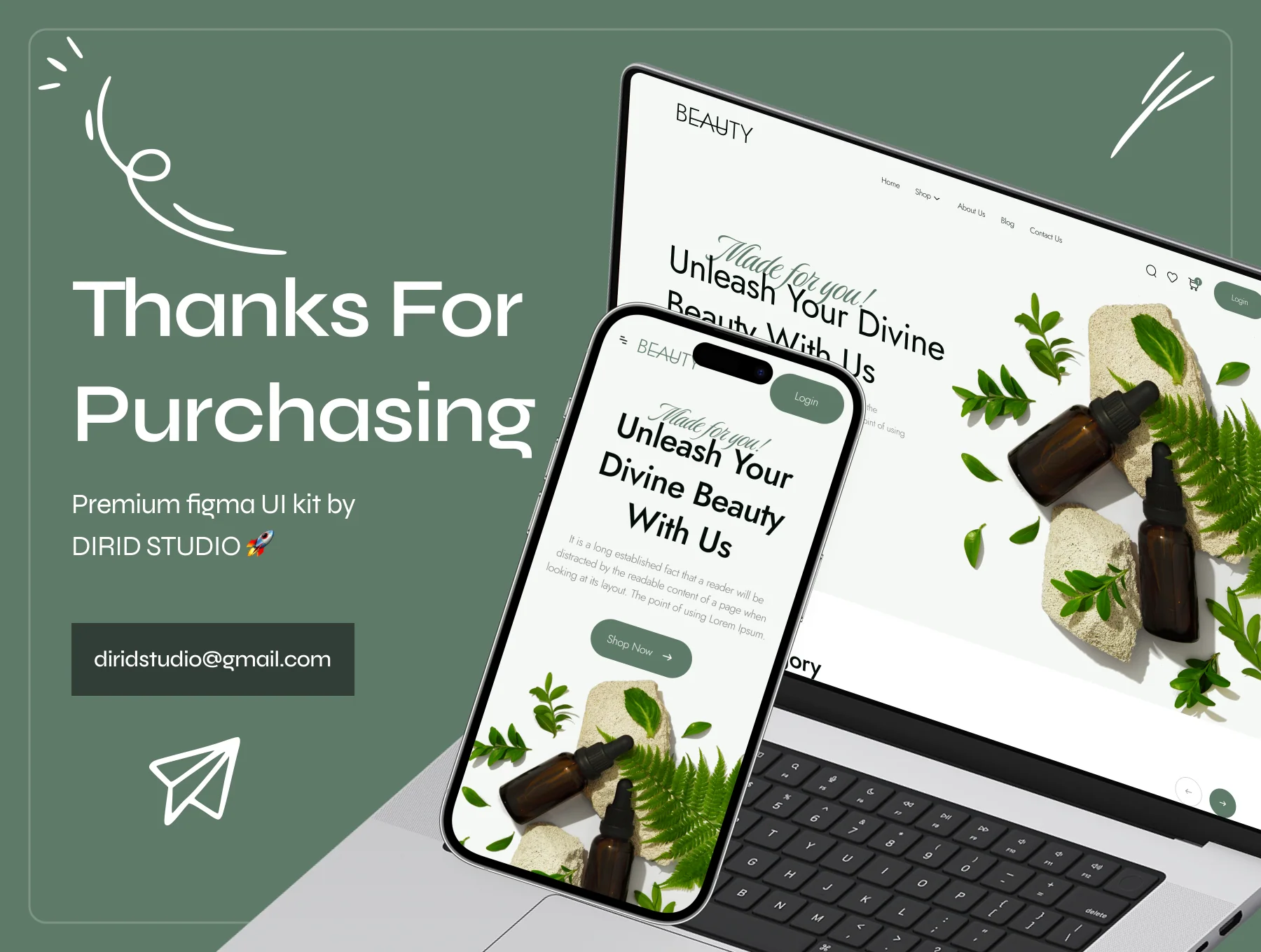 Beauty Ecommerce Website UI Kit 8