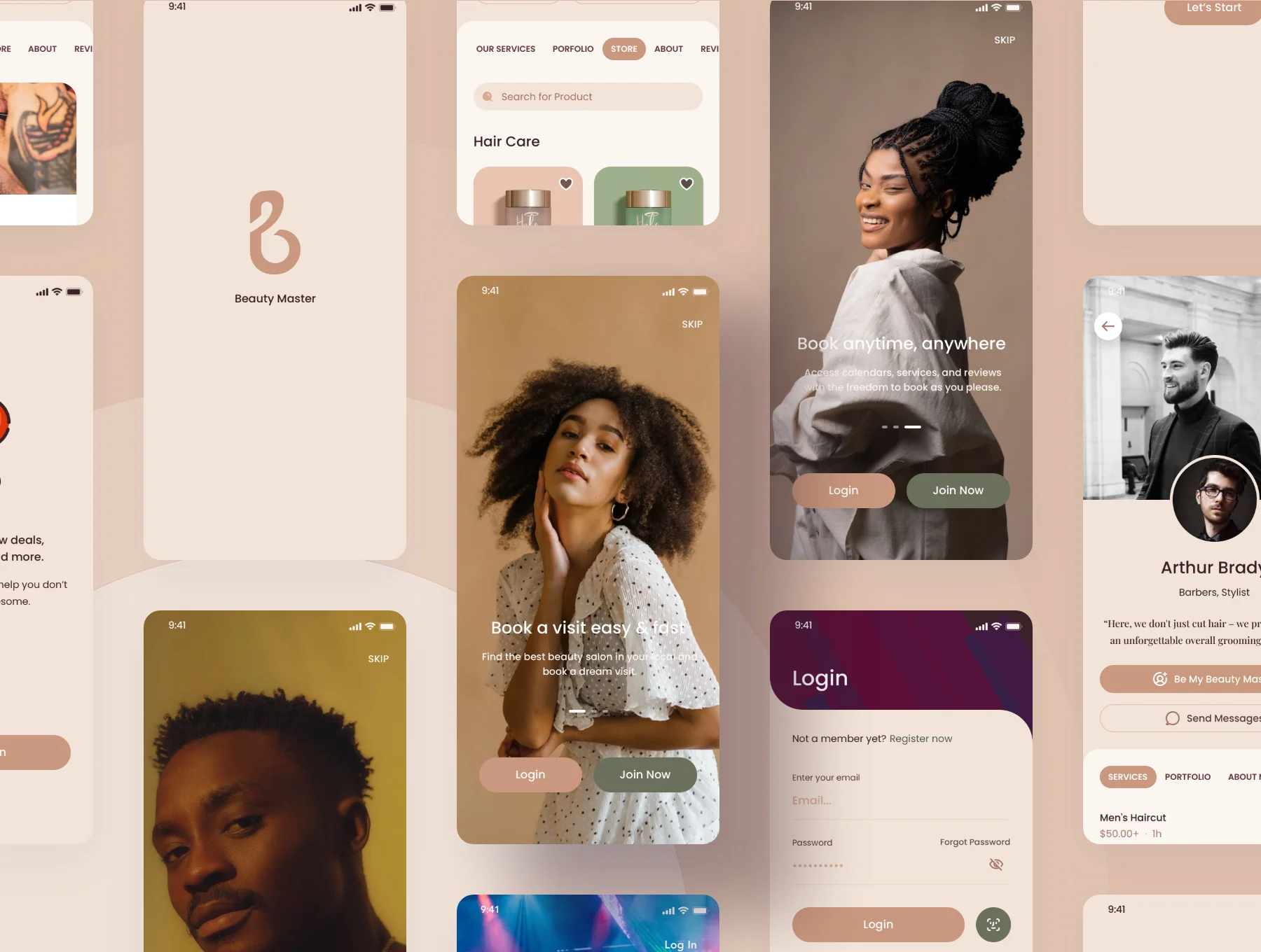 Beauty Master - Salon Appointment App UI Kit 5