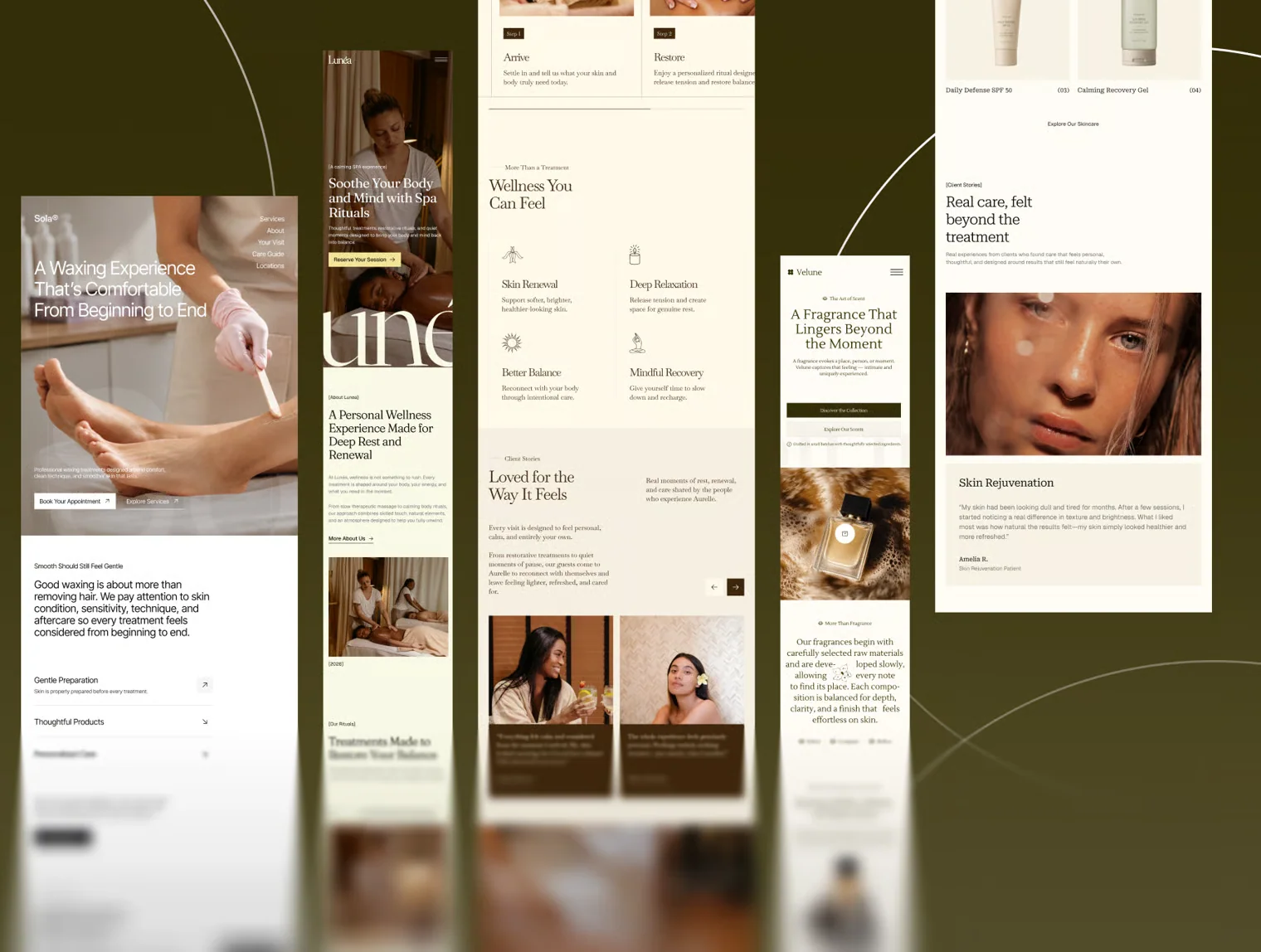 Beauty & Wellness Landing Page UI Kit 6