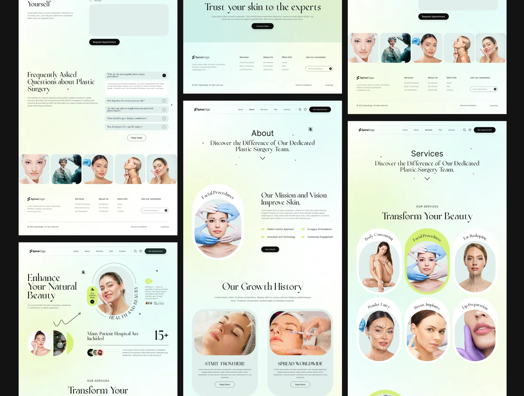 BeautySculptor - Plastic Surgery Website Template 2