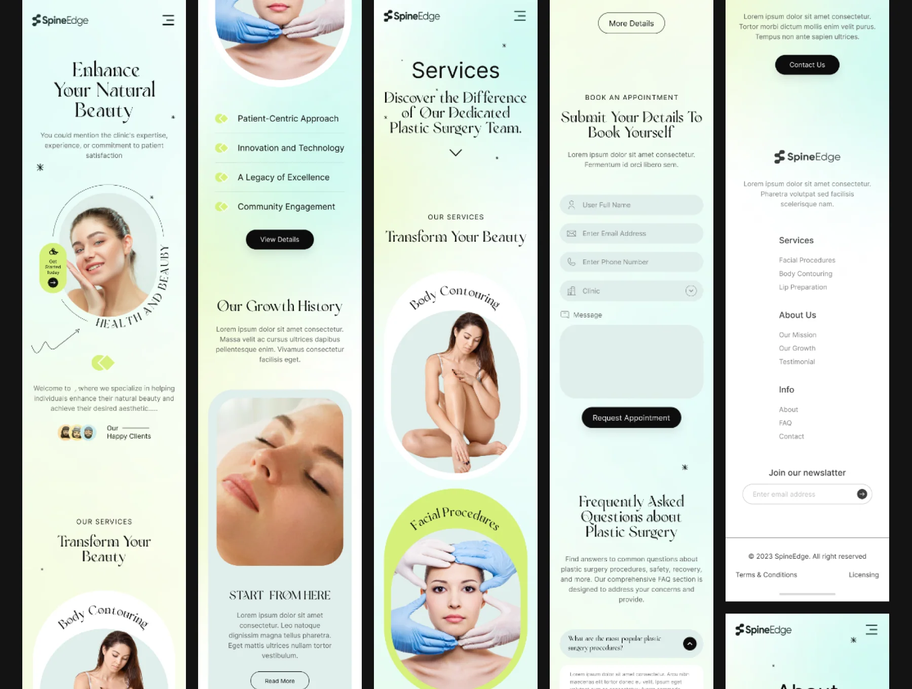 BeautySculptor - Plastic Surgery Website Template 4