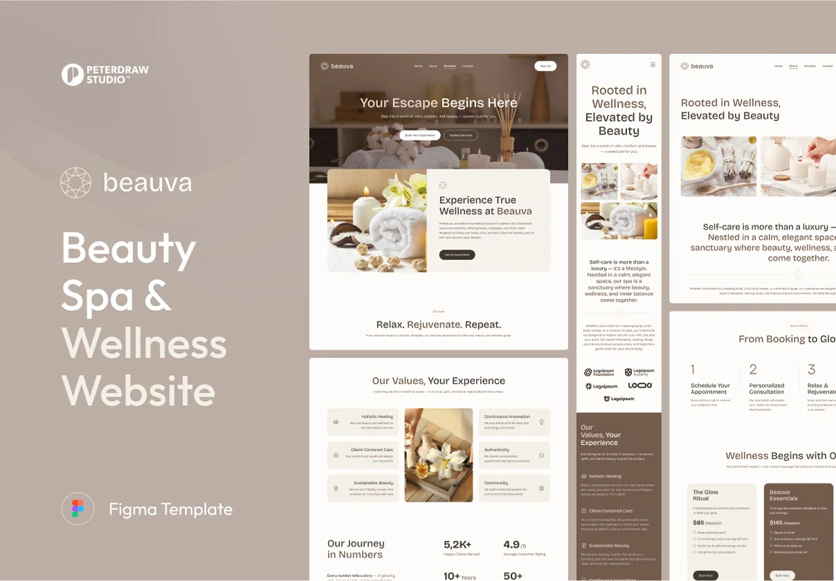 Beauva - Beauty Spa & Wellness Website