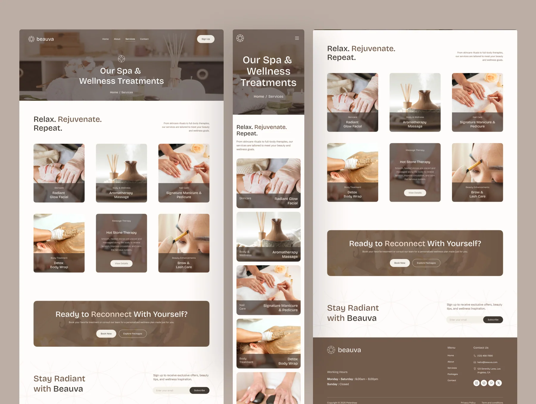 Beauva - Beauty Spa & Wellness Website 3