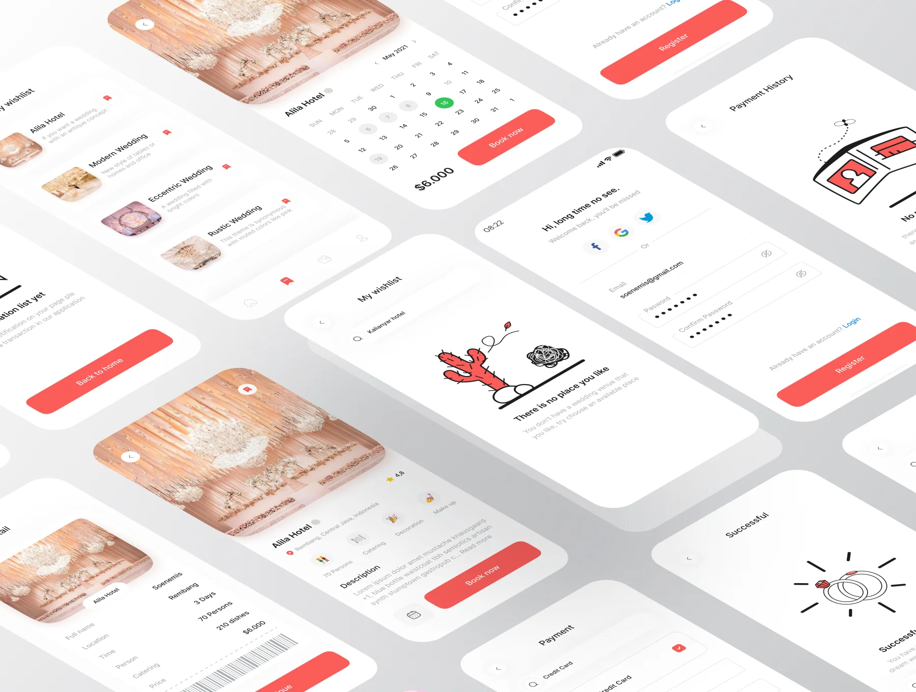 Bebojoan - Wedding Organizer UI Kit Mobile 2