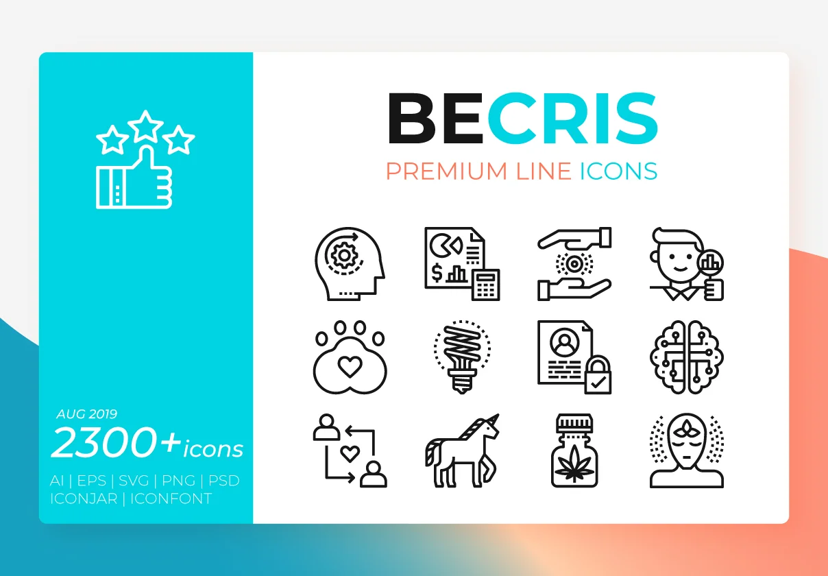 Becris Line Icons