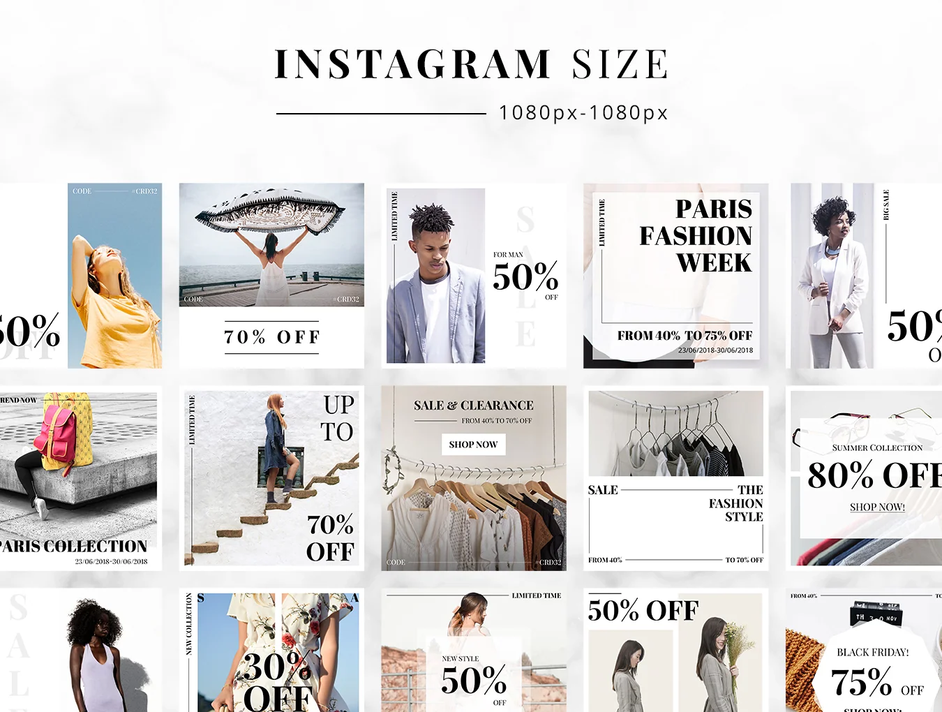 Bee Fashion Social Media Pack 2
