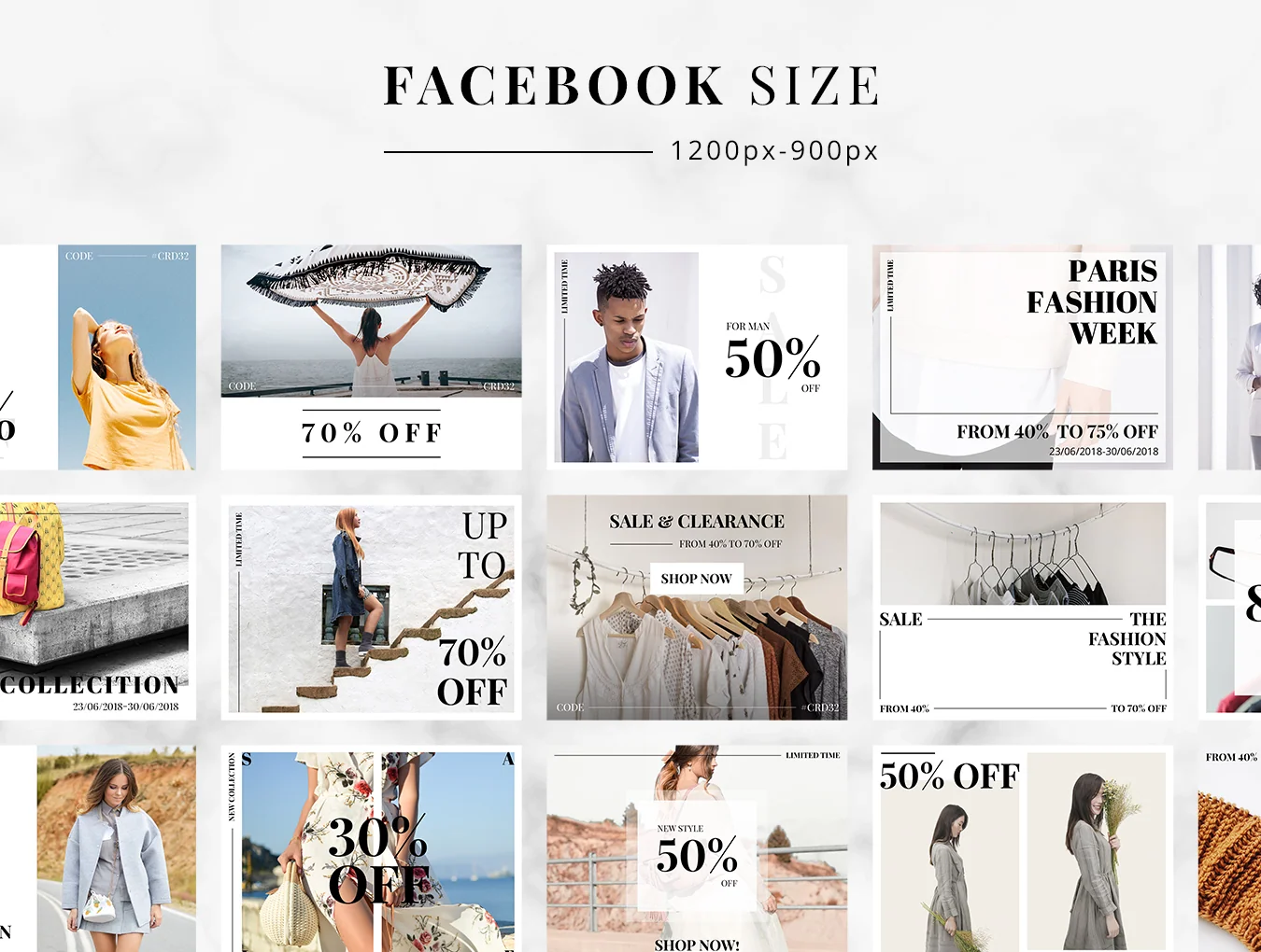Bee Fashion Social Media Pack 3