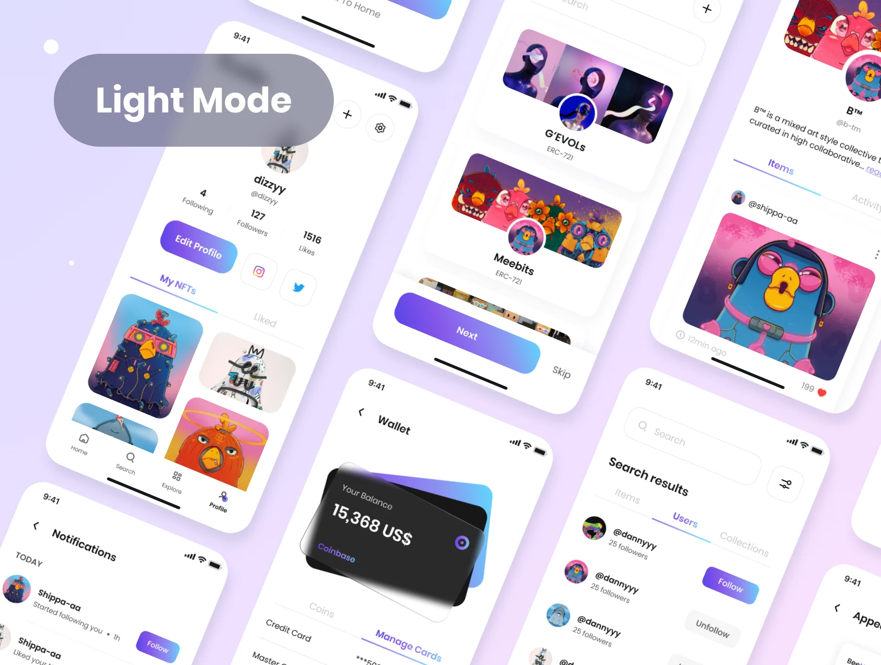 BeeNFTs - NFT Market  App UI Kit 5