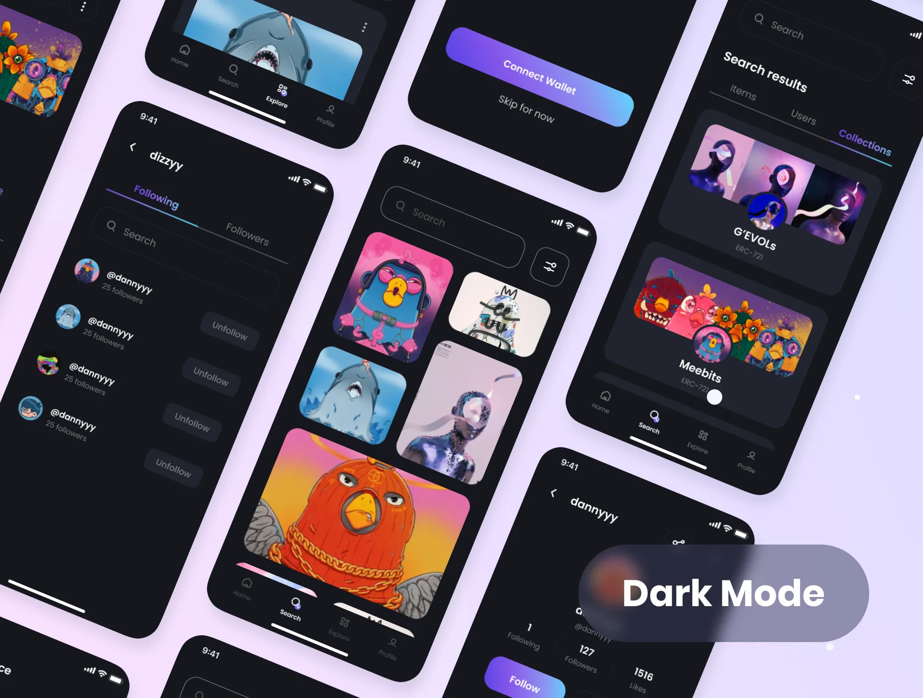 BeeNFTs - NFT Market  App UI Kit 6