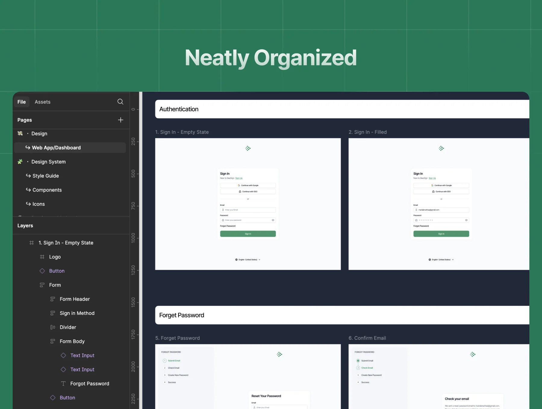 Beesign - e-Signature Document Dashboard UI Kit 3