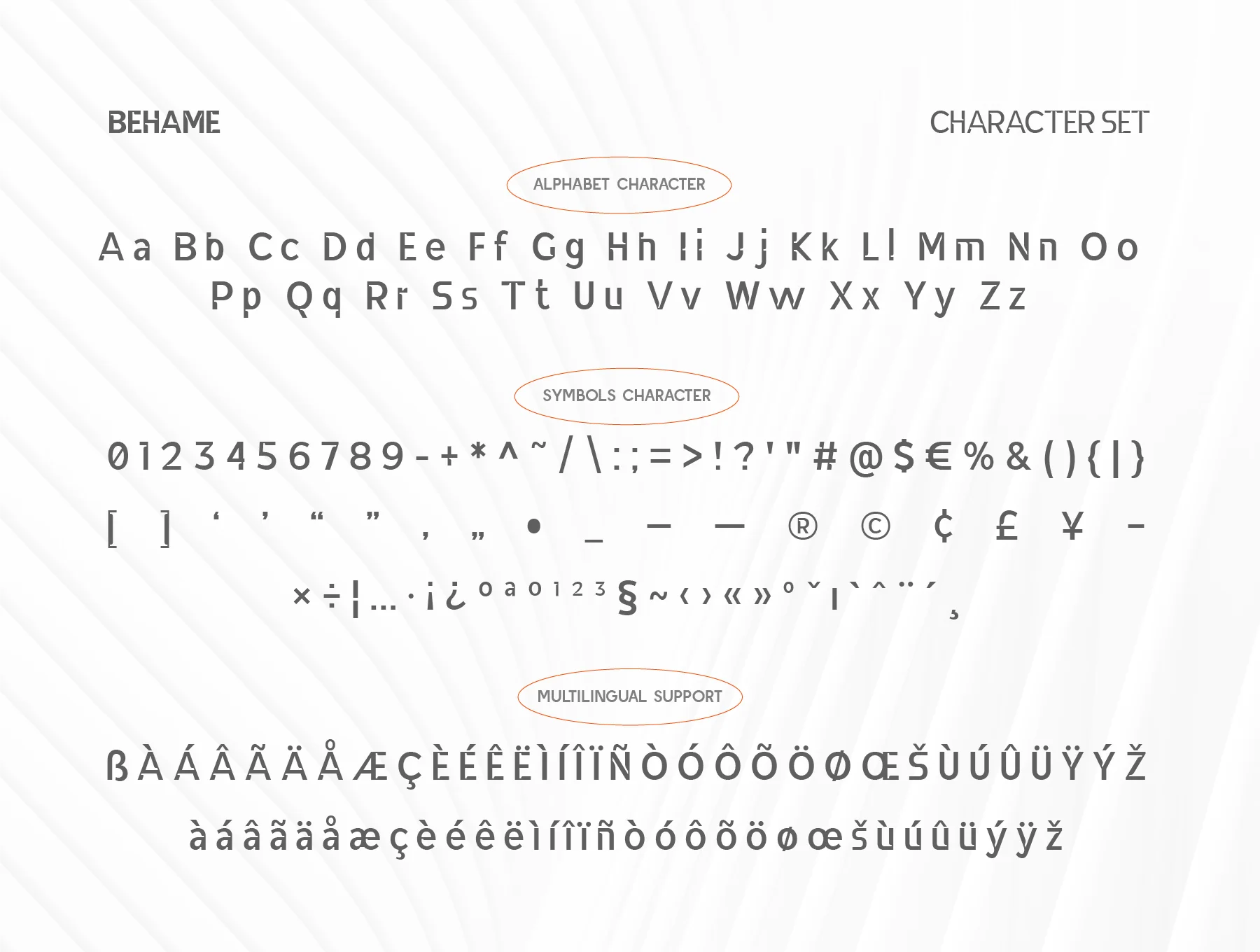 Behame - Futuristic Sans Serif 9