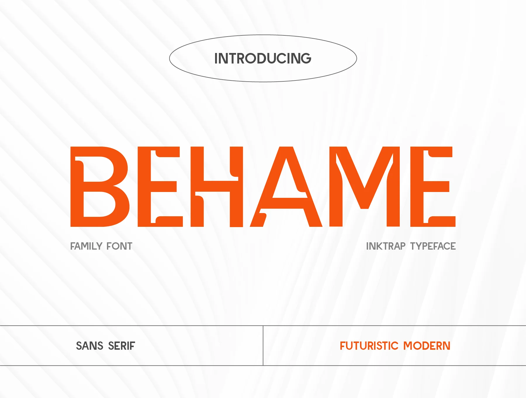 Behame - Futuristic Sans Serif 10