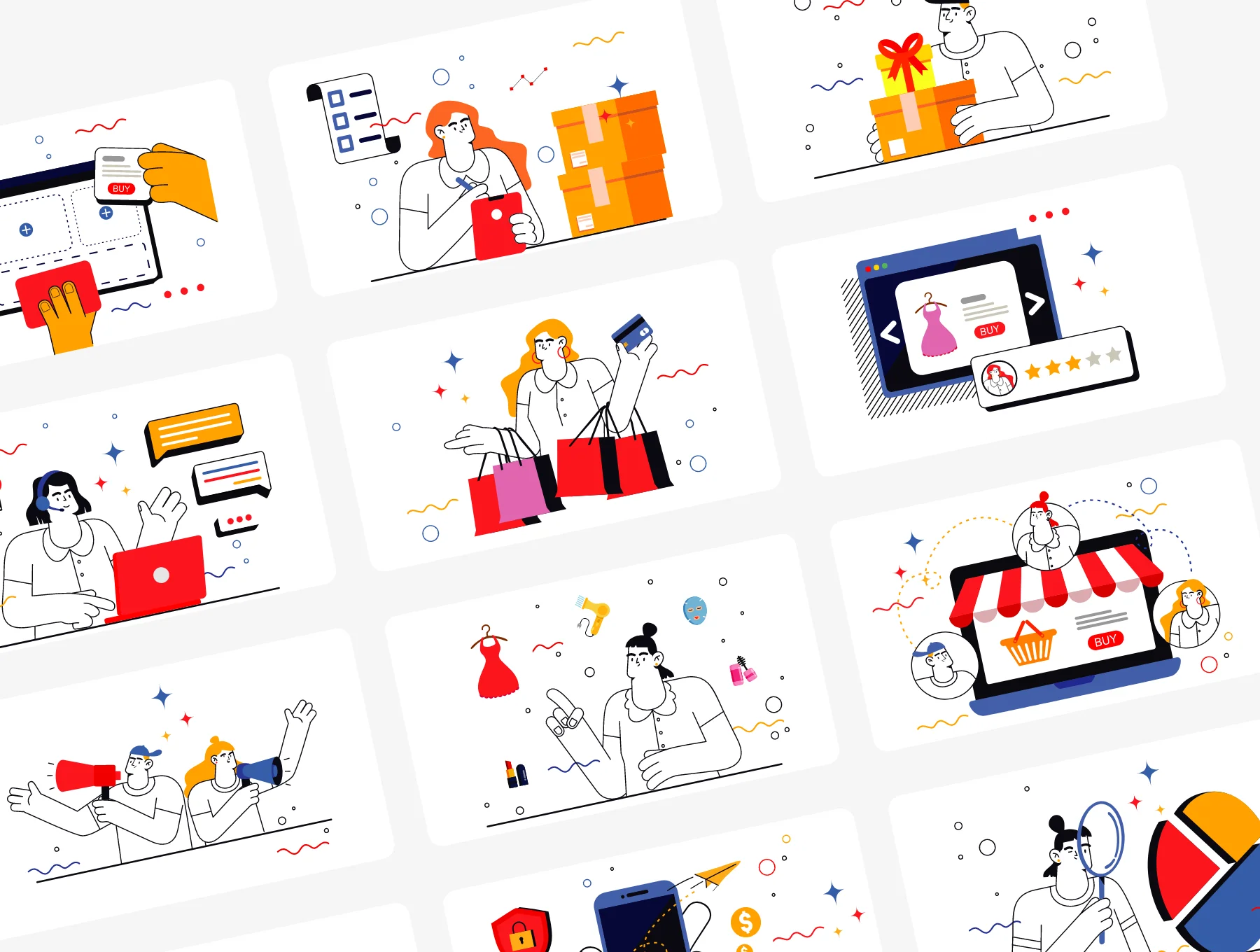Belanja - E-commerce Illustrstion Kit 5