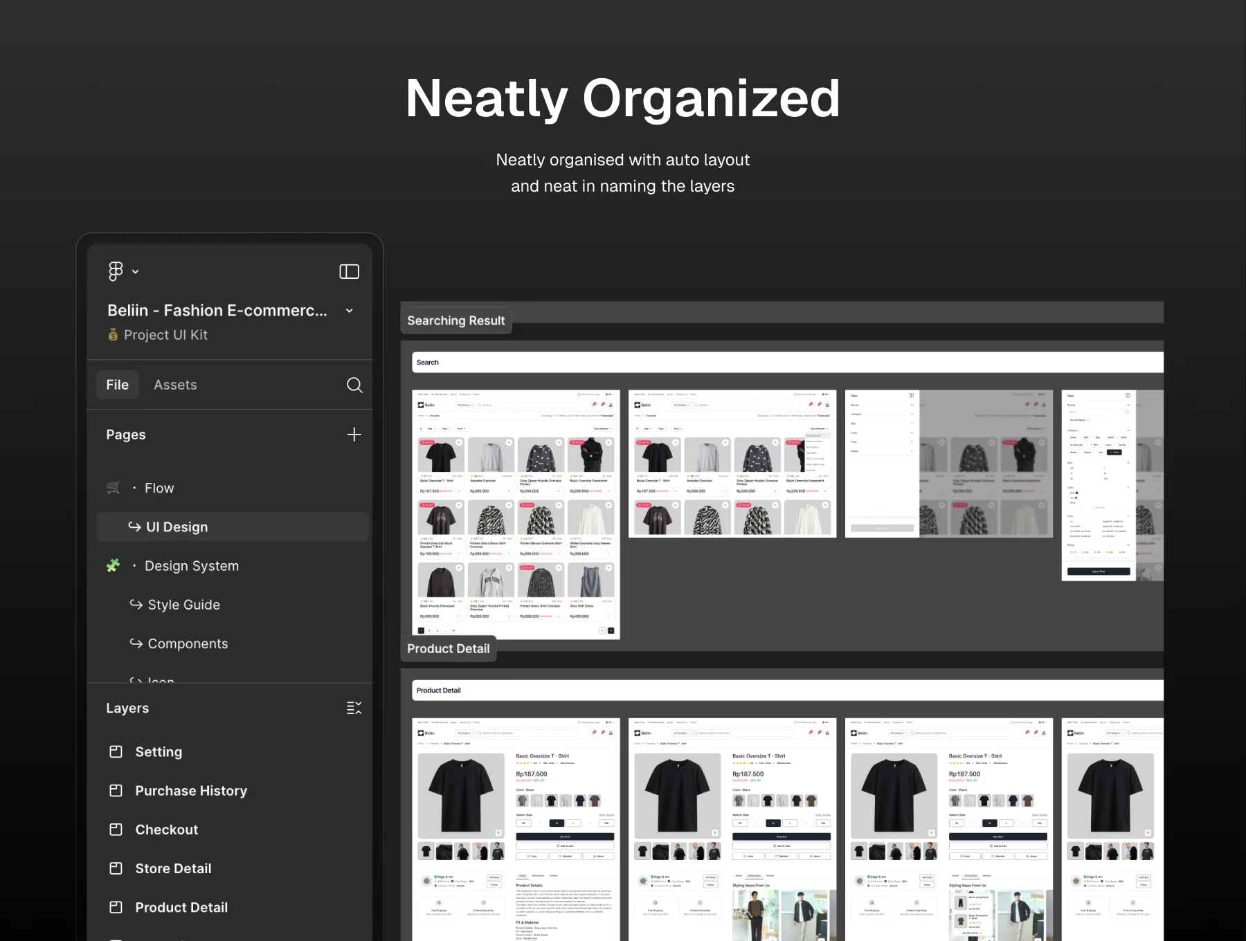 Beliin - Fashion E-commerce Website UI Kit 3