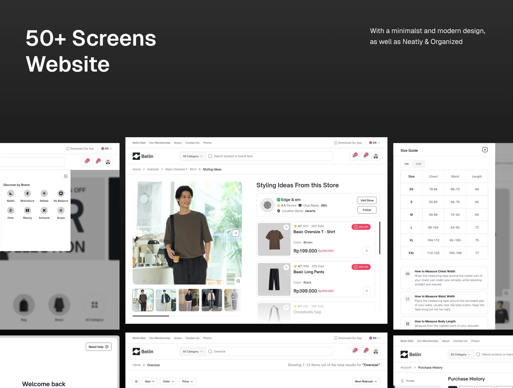 Beliin - Fashion E-commerce Website UI Kit 5
