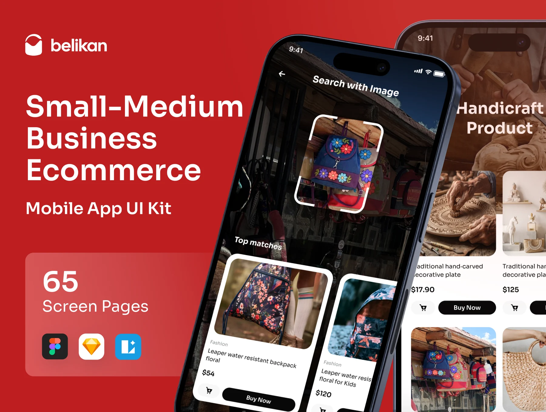 Belikan - Small to Medium E-Commerce Mobile App UI Kit