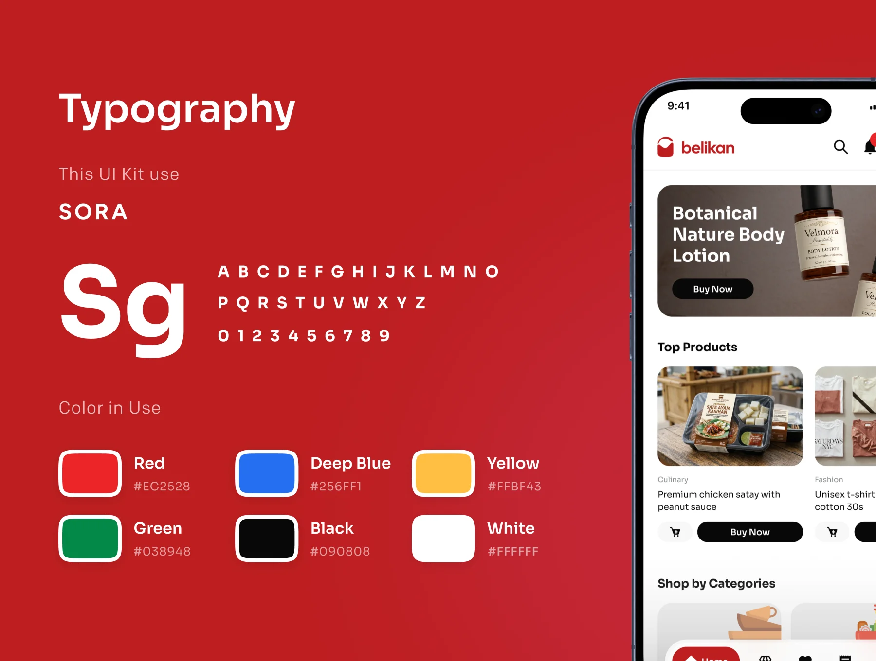 Belikan - Small to Medium E-Commerce Mobile App UI Kit 5